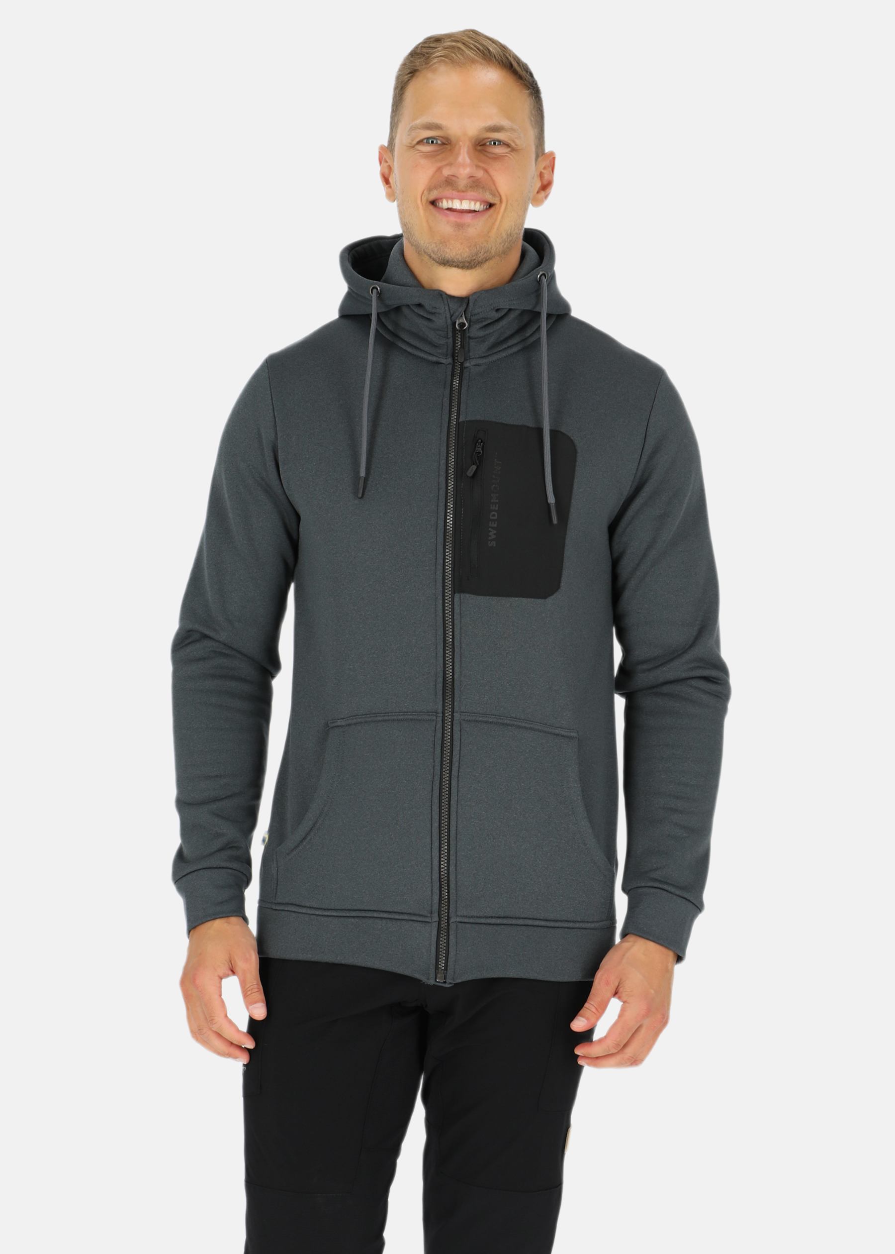 Trondheim Stretch Full Zip Hood |  - sv-se - herr - klader - trojor - huvtrojor - zip-hoodie | Padelspecialisterna