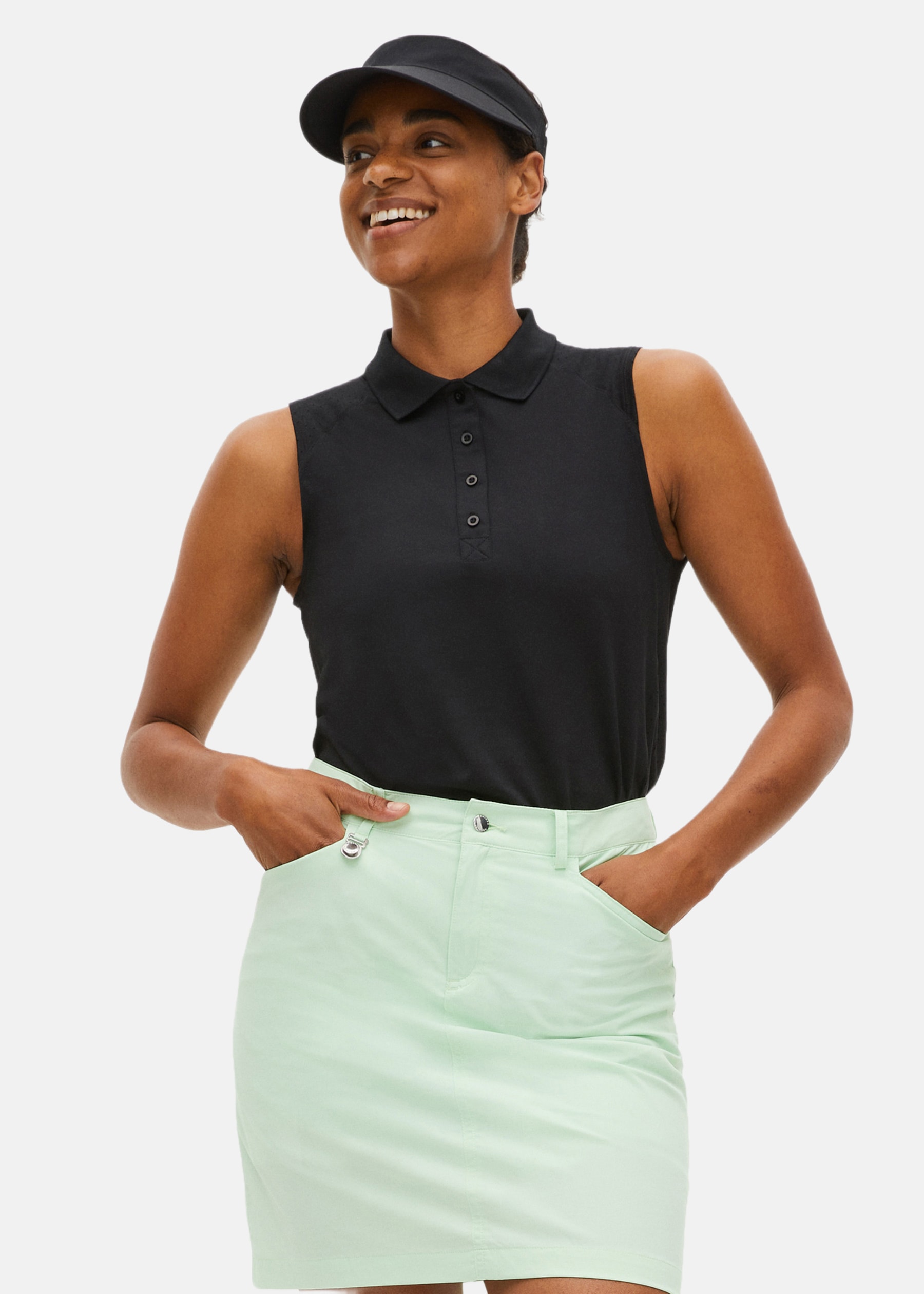 Rumie Sleeveless Poloshirt