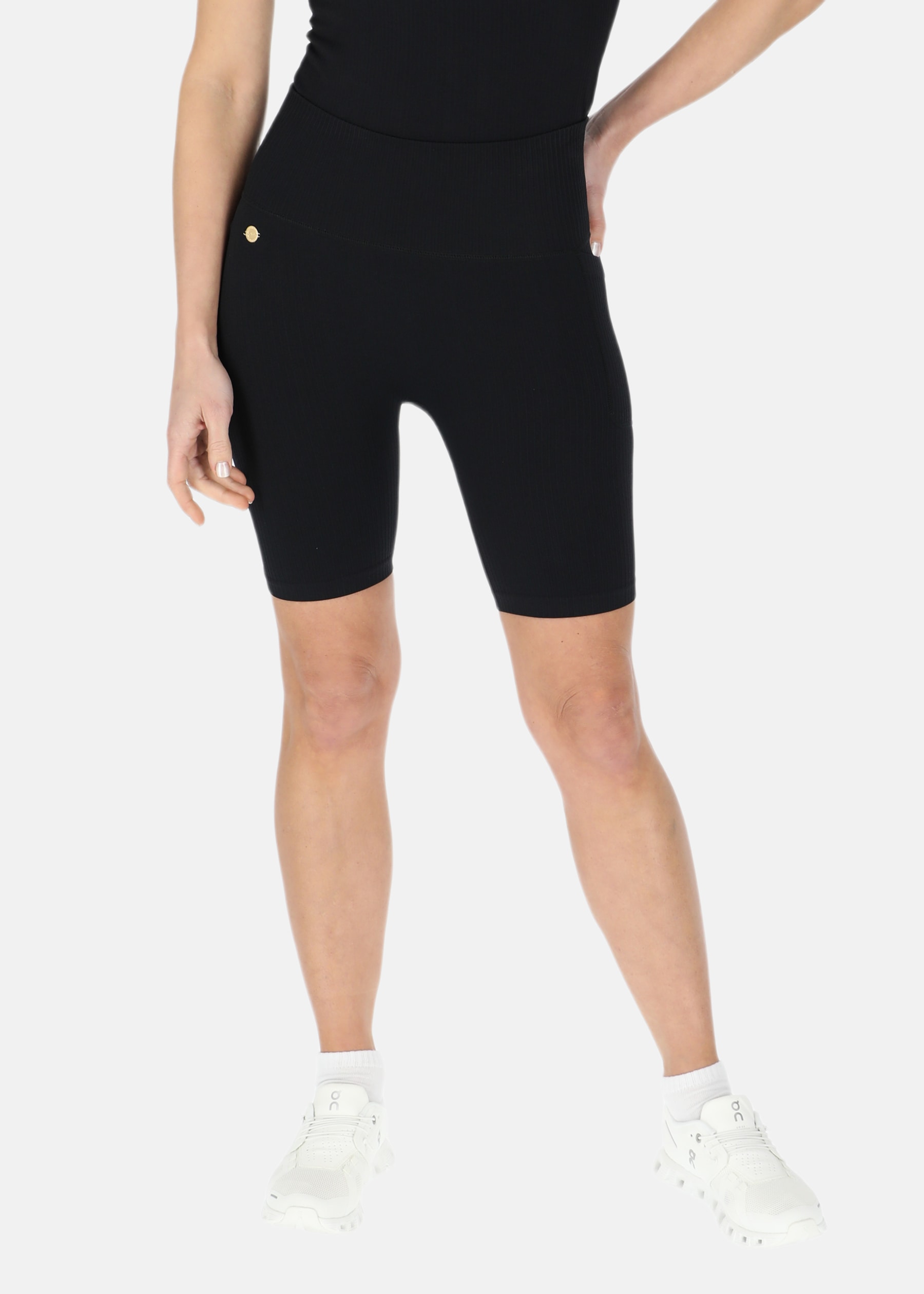 Ribbed Seamless Short Tights W