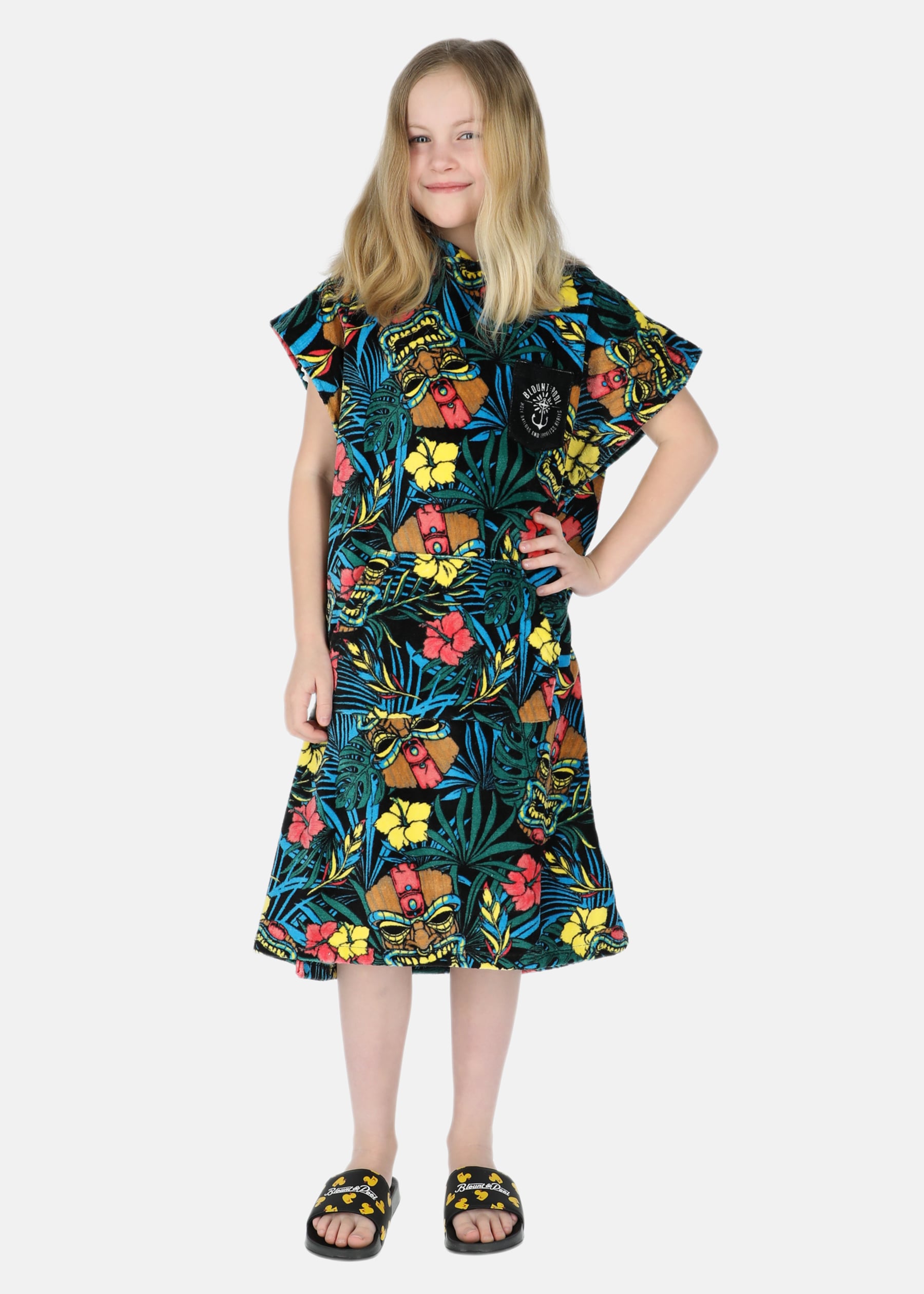 Tropical Beach Poncho JR