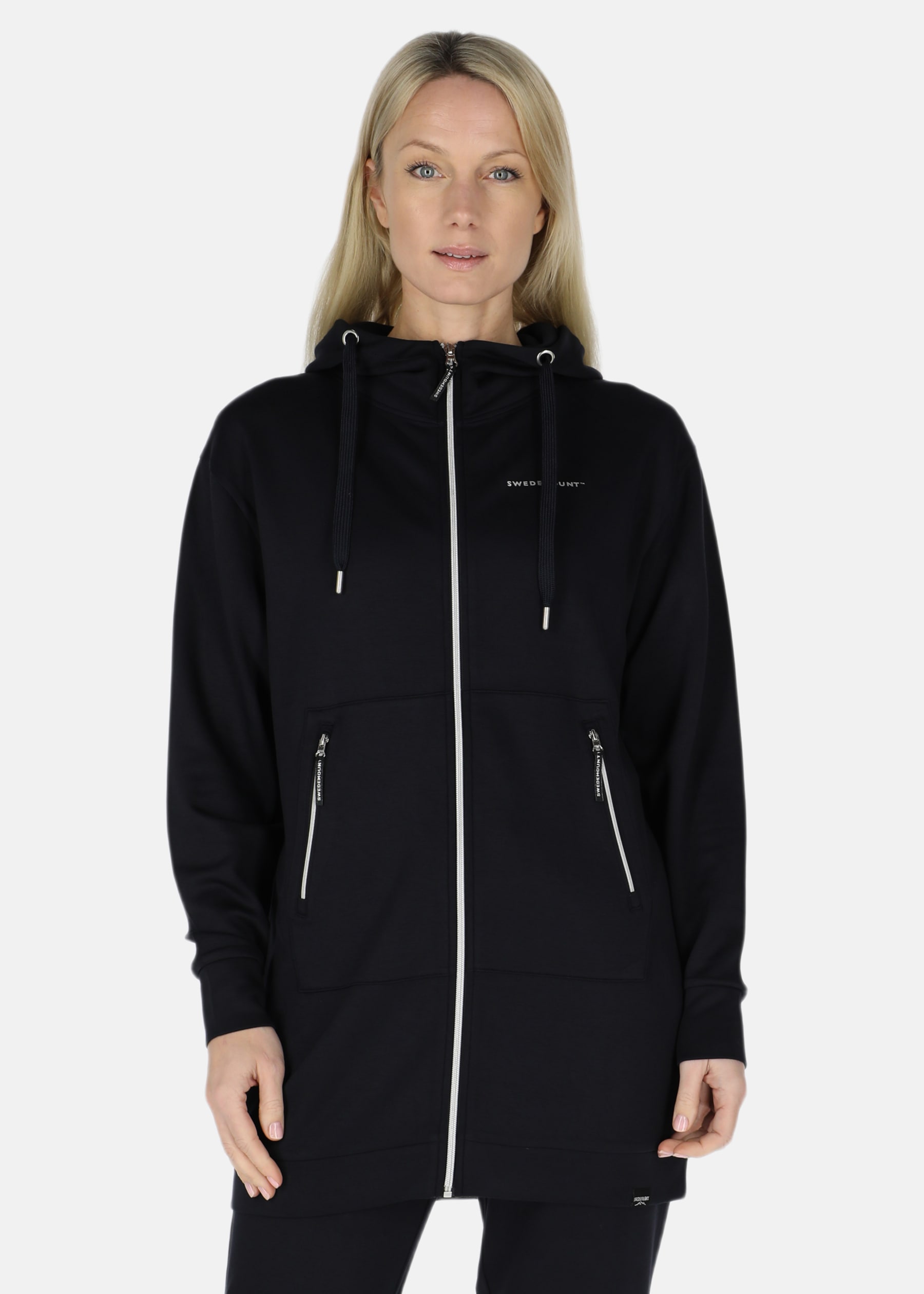 Lounge Long Zip Hood W |  - sv-se - dam - klader - trojor - huvtrojor - zip-hoodies | Padelspecialisterna