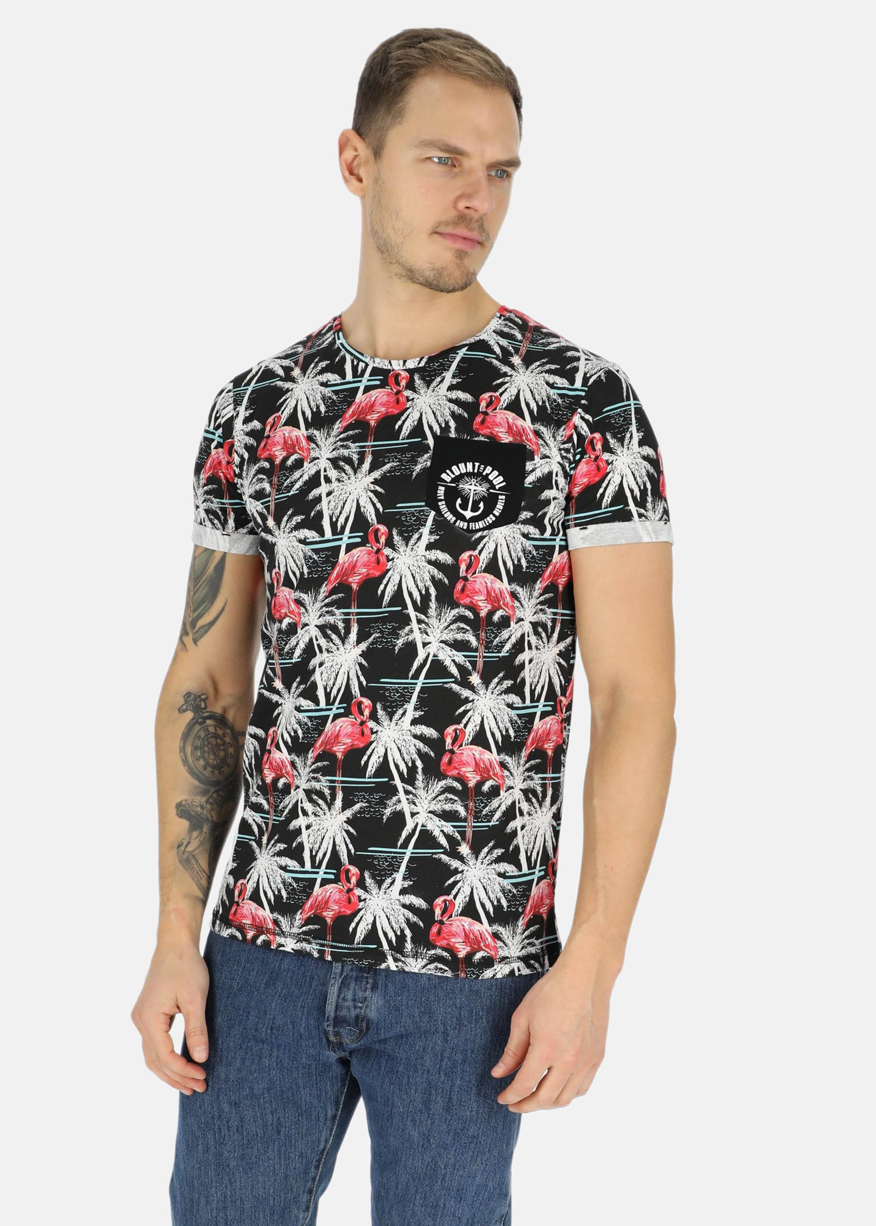 Tropical Pocket Tee
