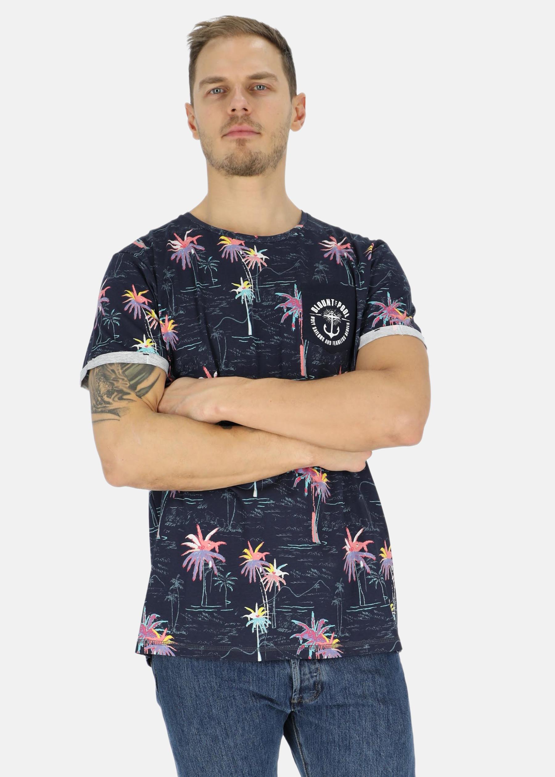 Tropical Pocket Tee