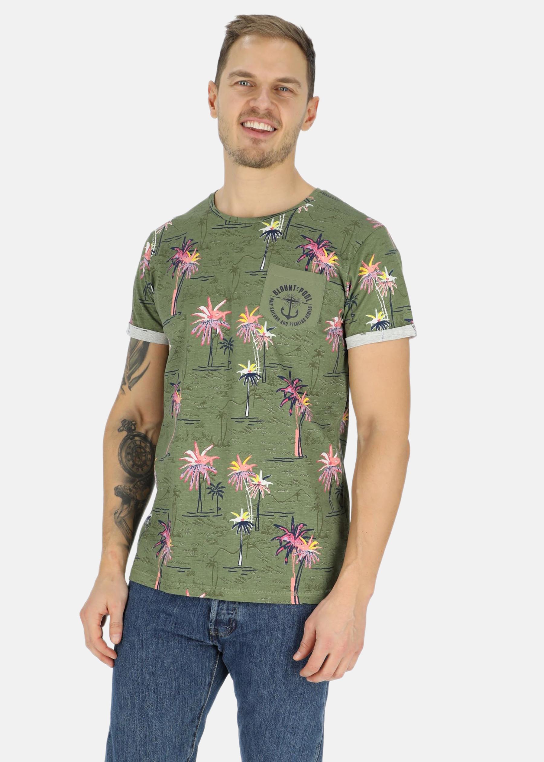 Tropical Pocket Tee