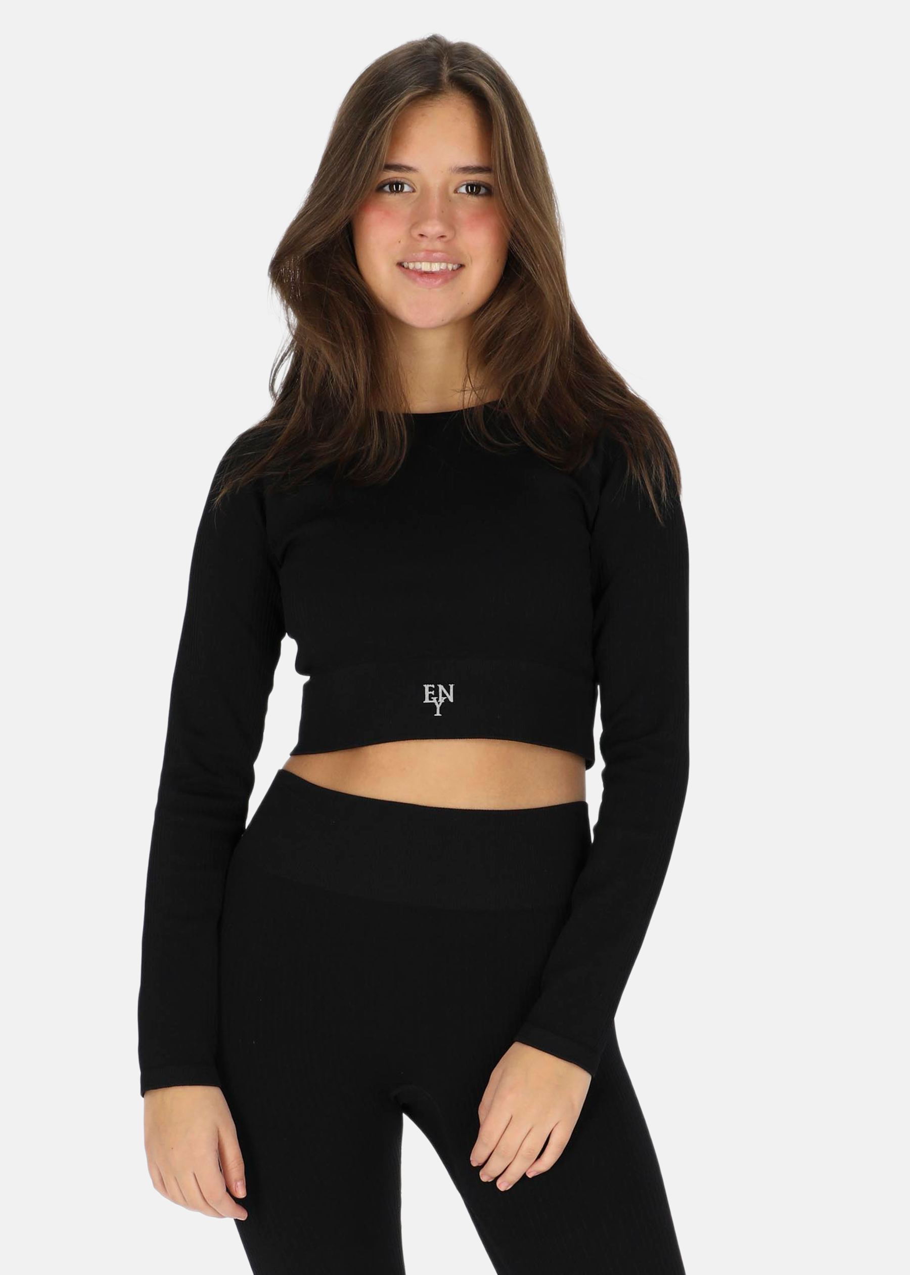 Rib Seamless Cropped Top