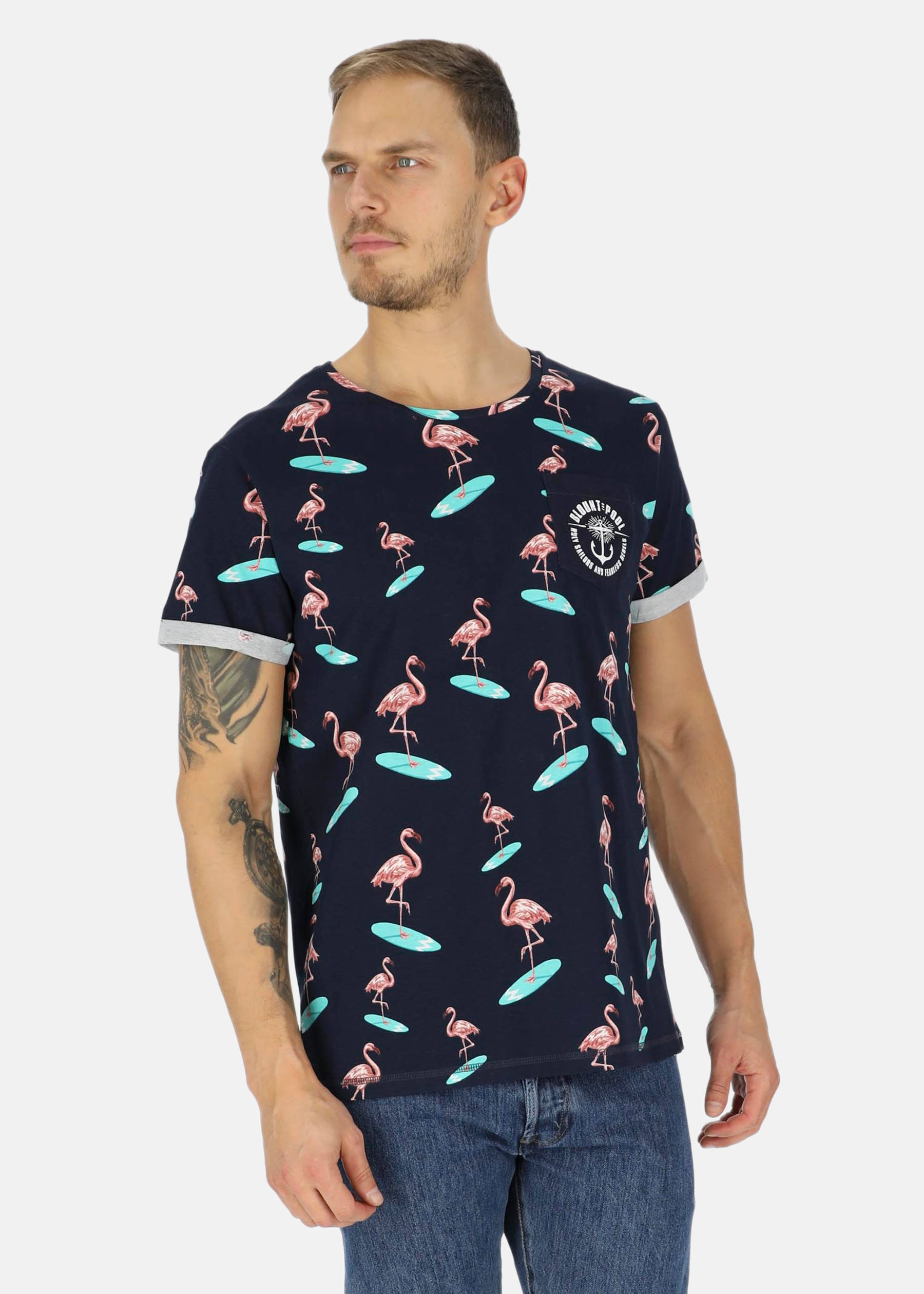 Tropical Pocket Tee
