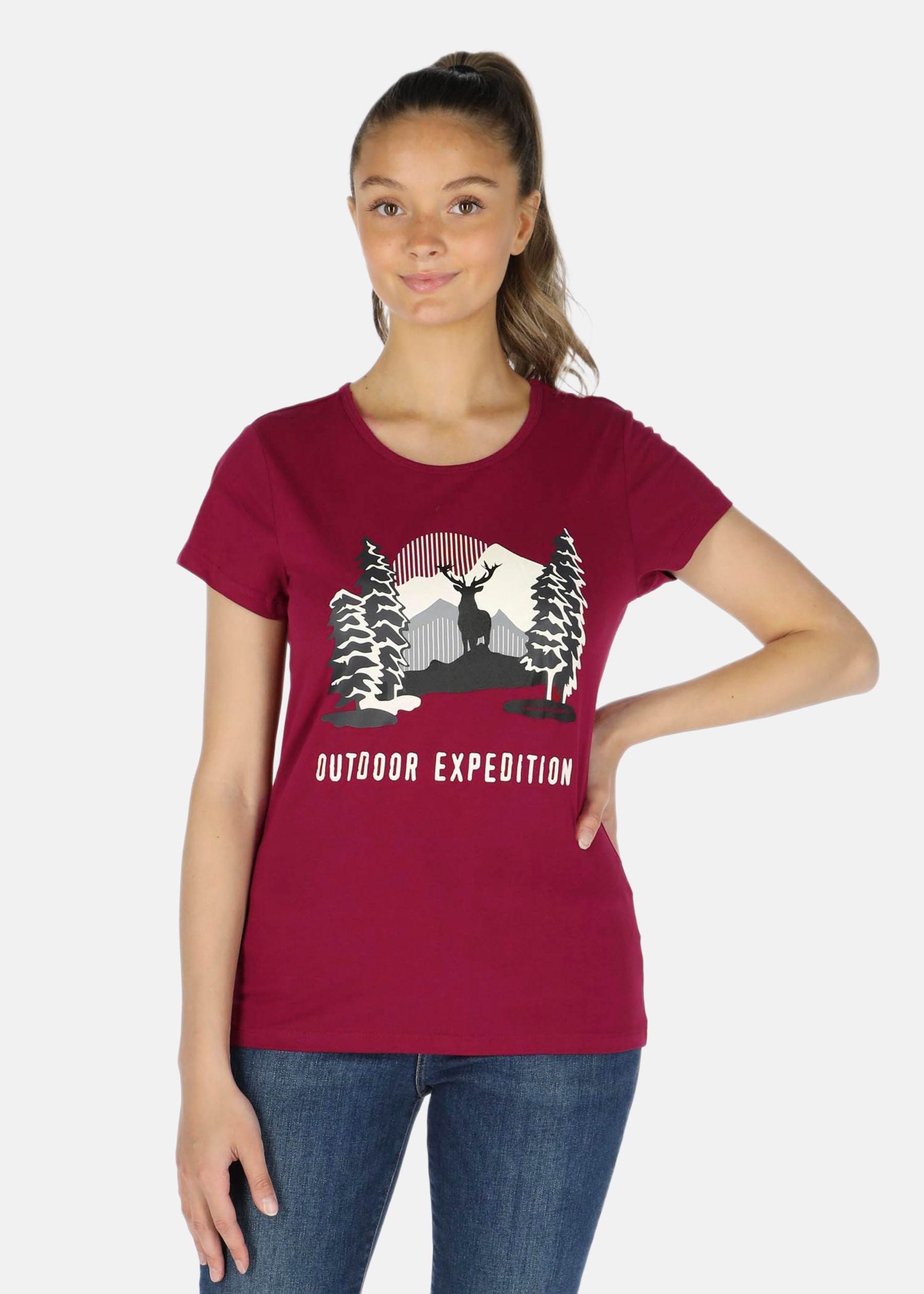 Burgundy Deer