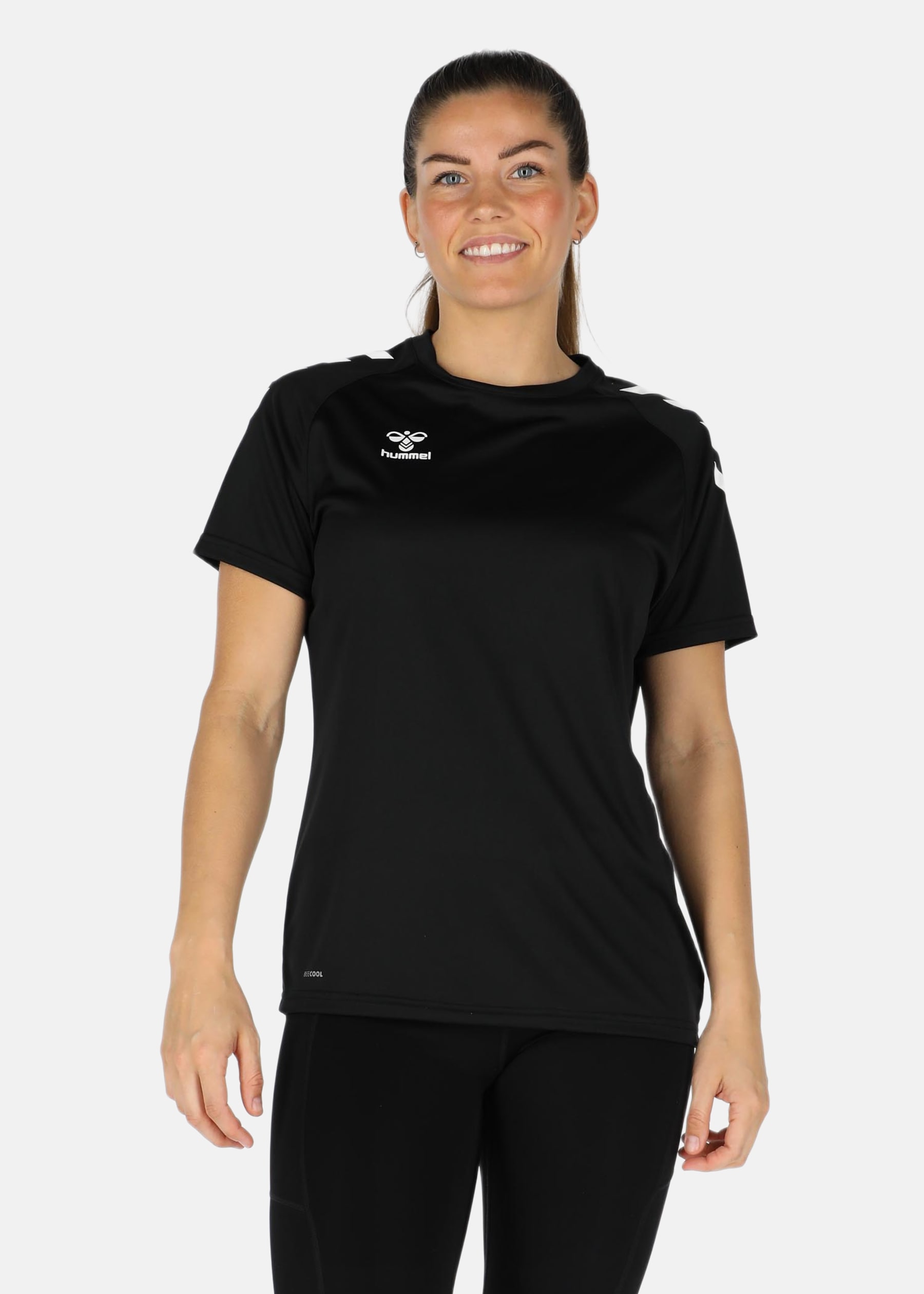 hmlCORE XK CORE POLY TEE  S/S