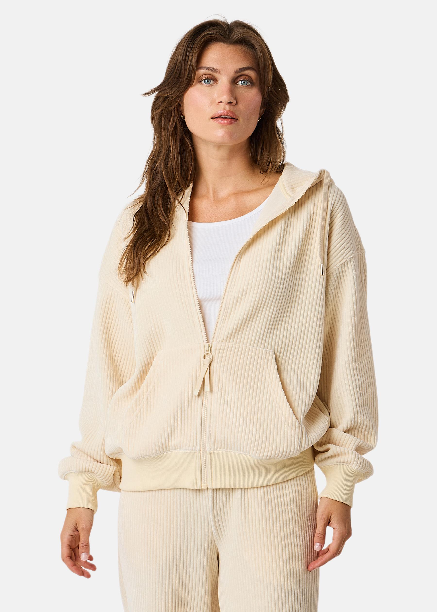 Chenille Lounge Full Zip Hoodie W