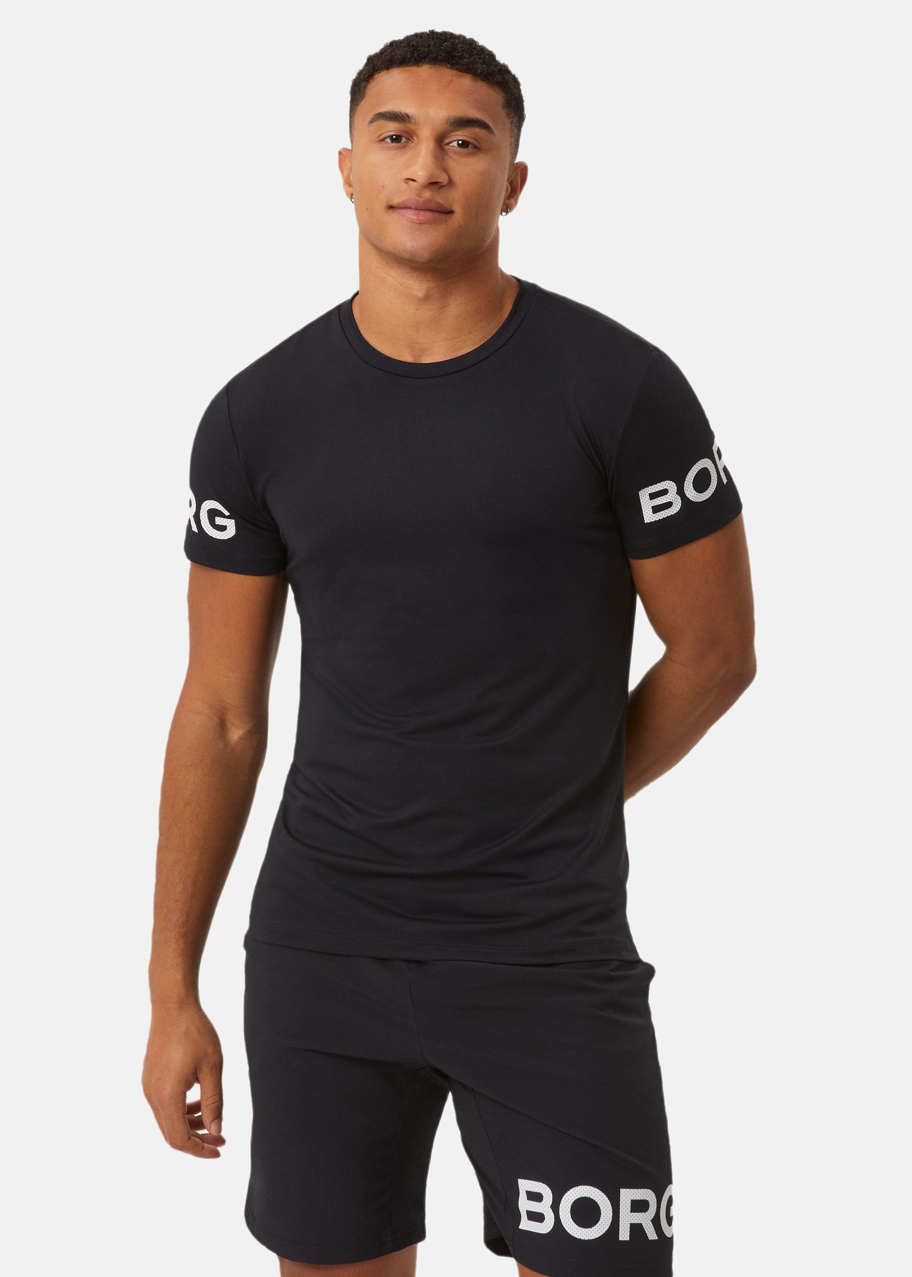 Produktfoto för T-SHIRT BJÖRN BORG SVART L | Beijerbygg Byggmaterial