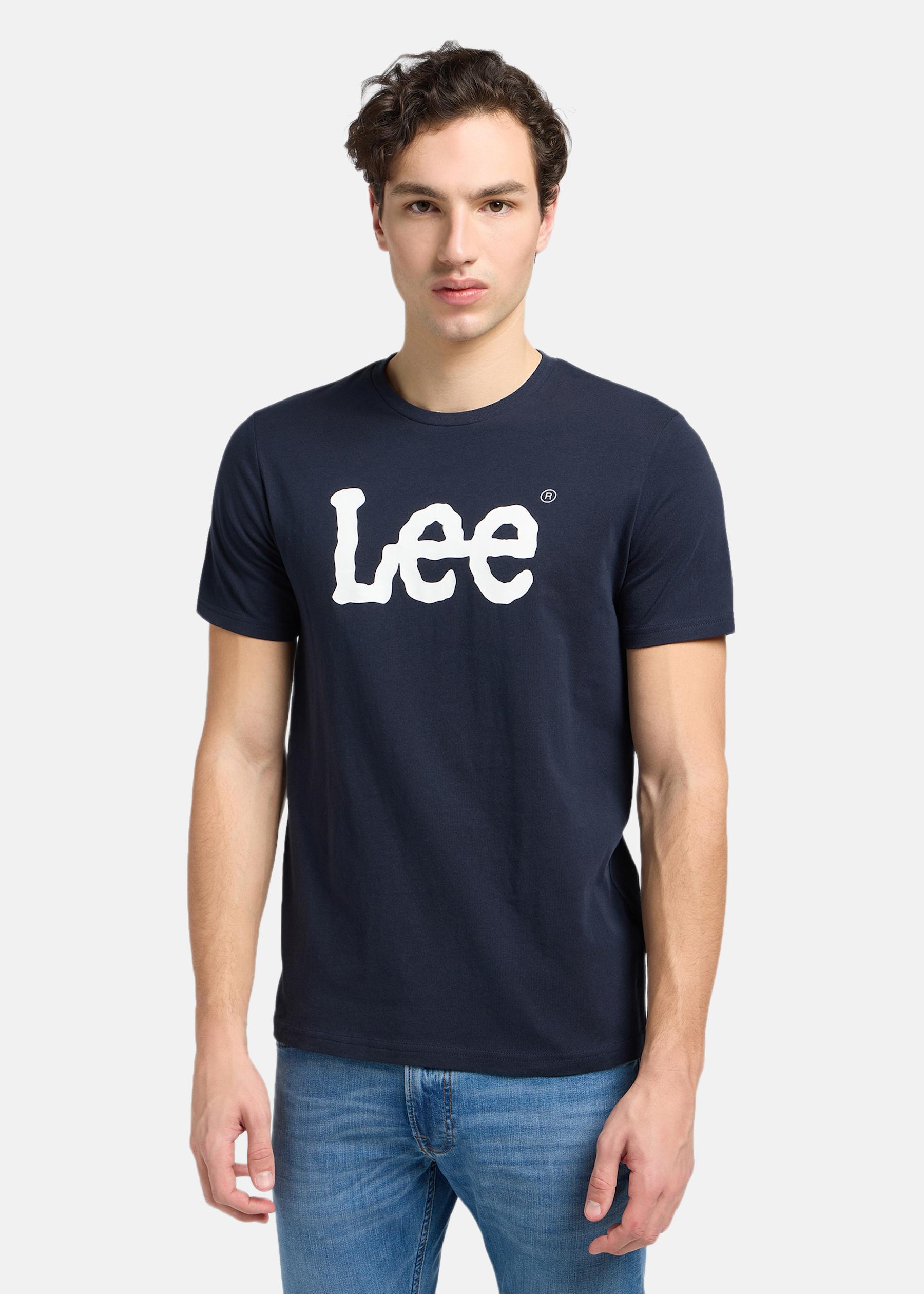 WOBBLY_LOGO_TEE NAVY_DROP