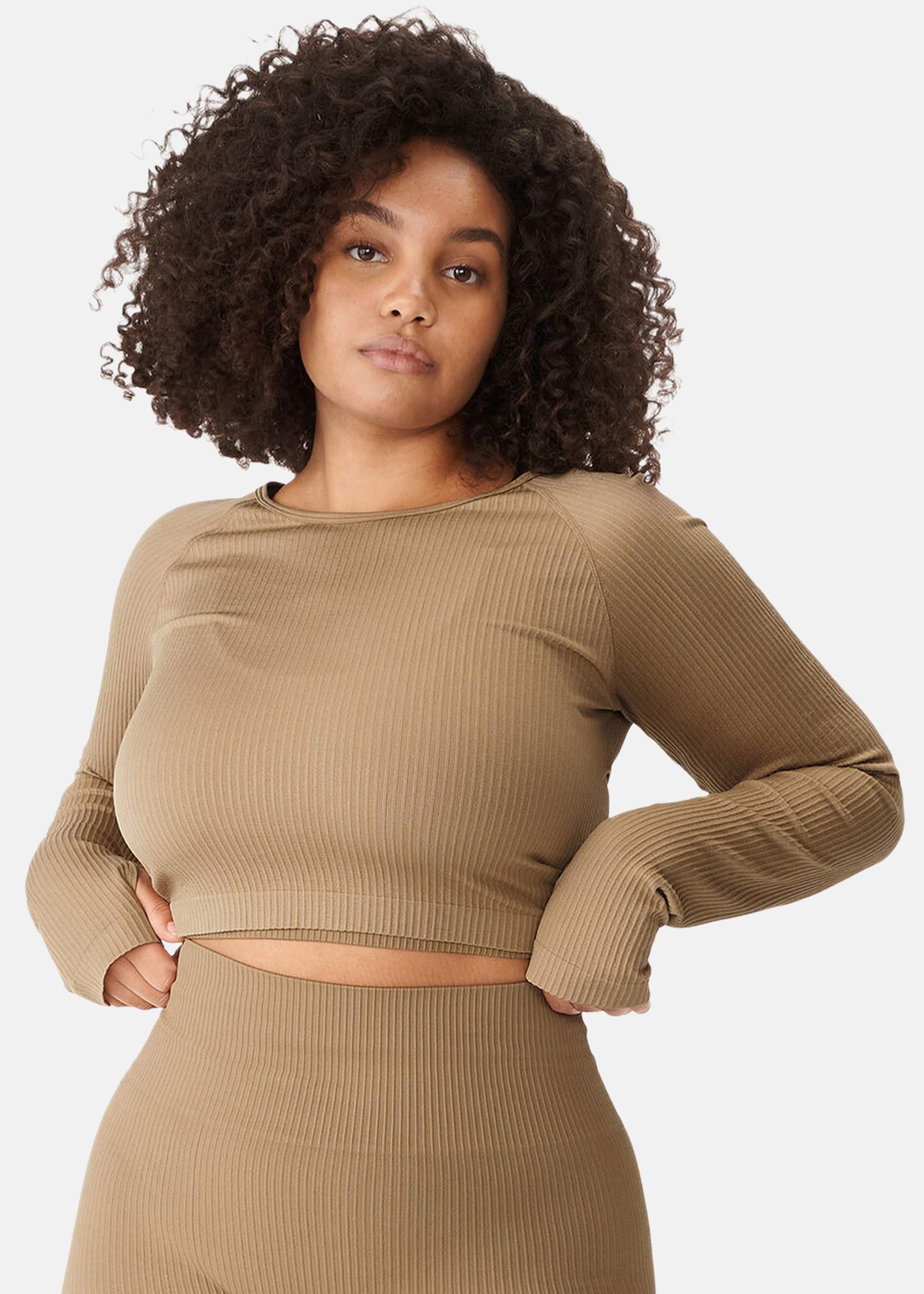 Seamless Crop Long Sleeve