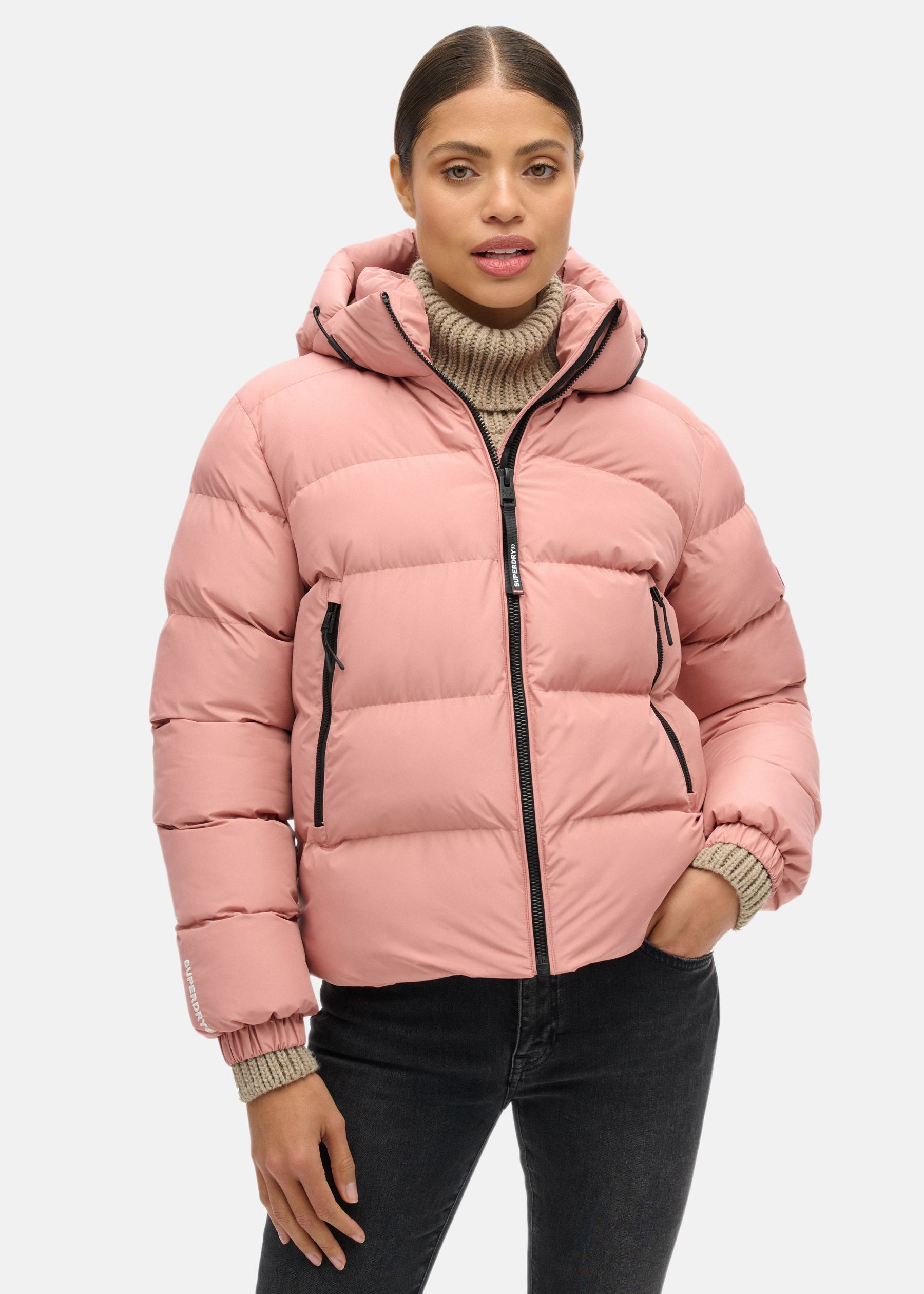 Hooded Sports Puffer Jacket