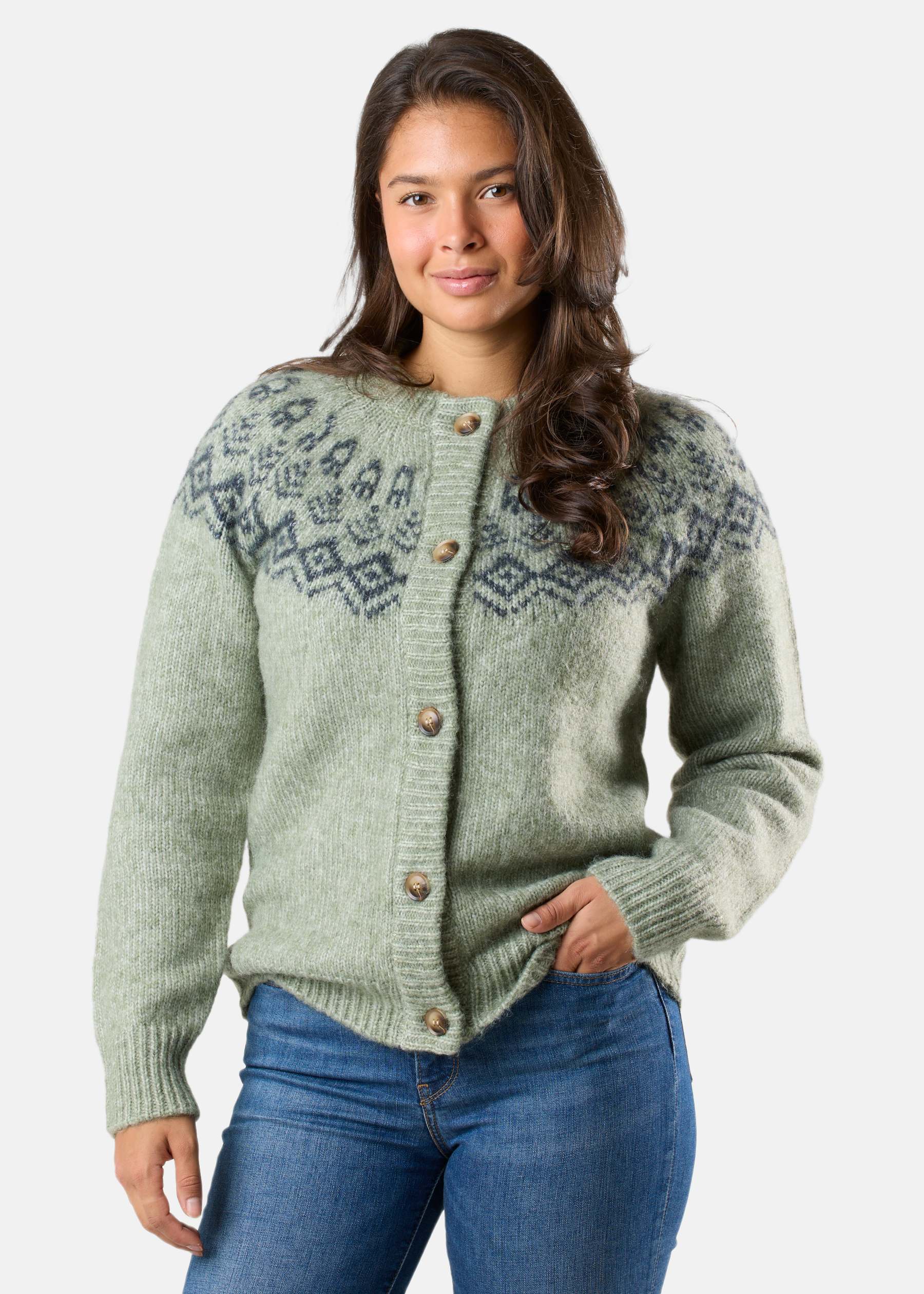 Lofoten Wool Knit Cardigan W