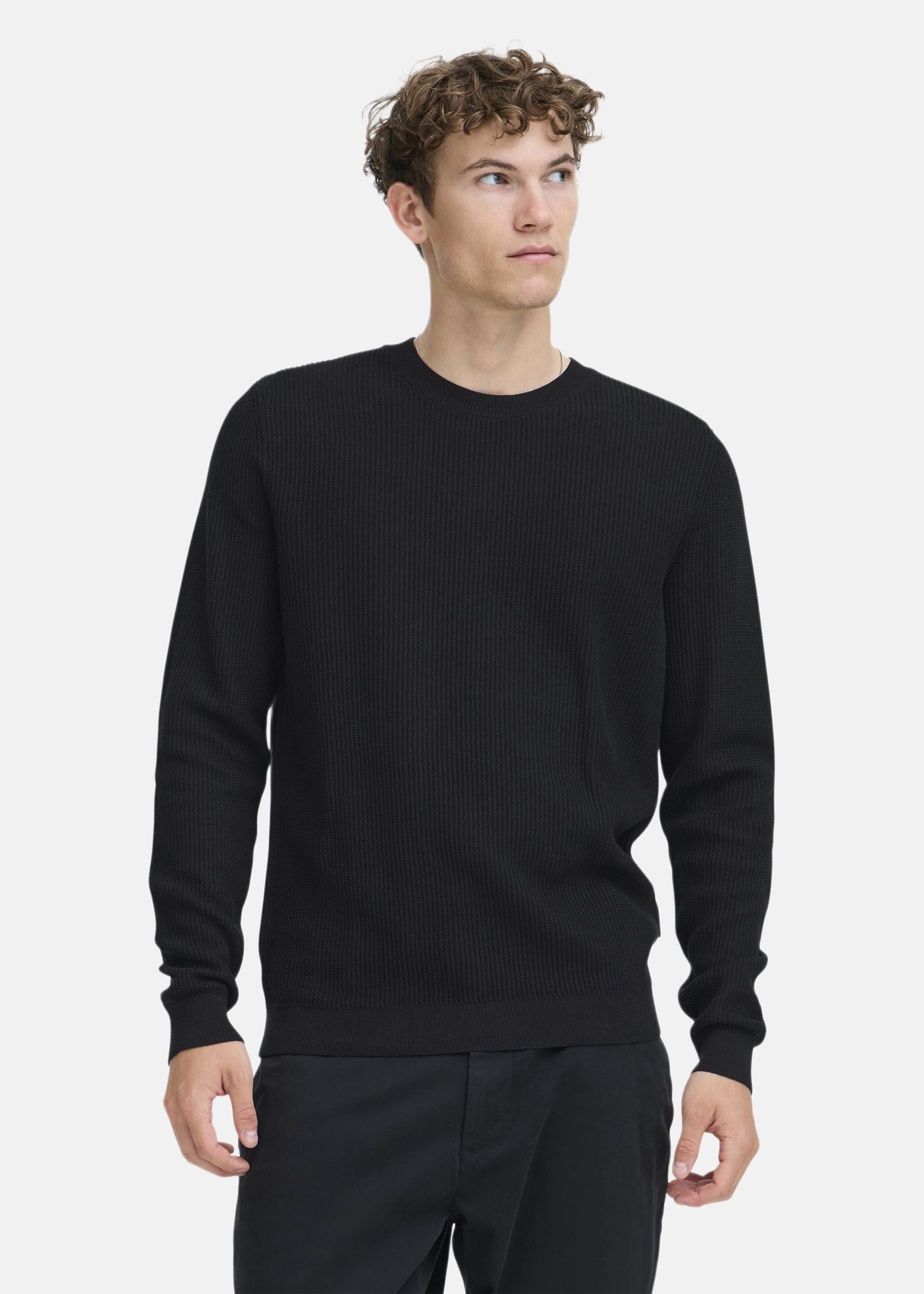 CFNOAR structured crew neck kn