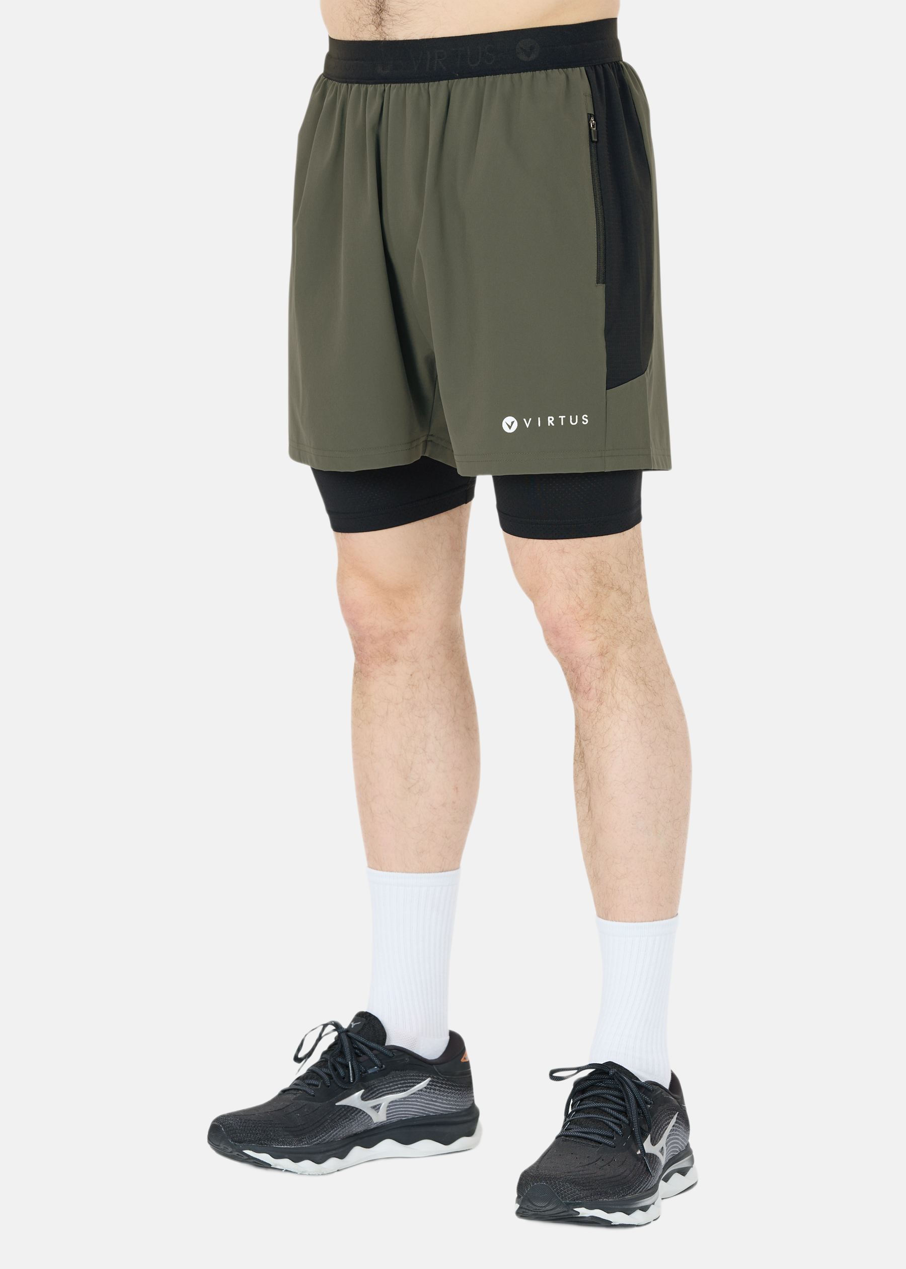 Dylan M 2-in-1 Stretch Shorts