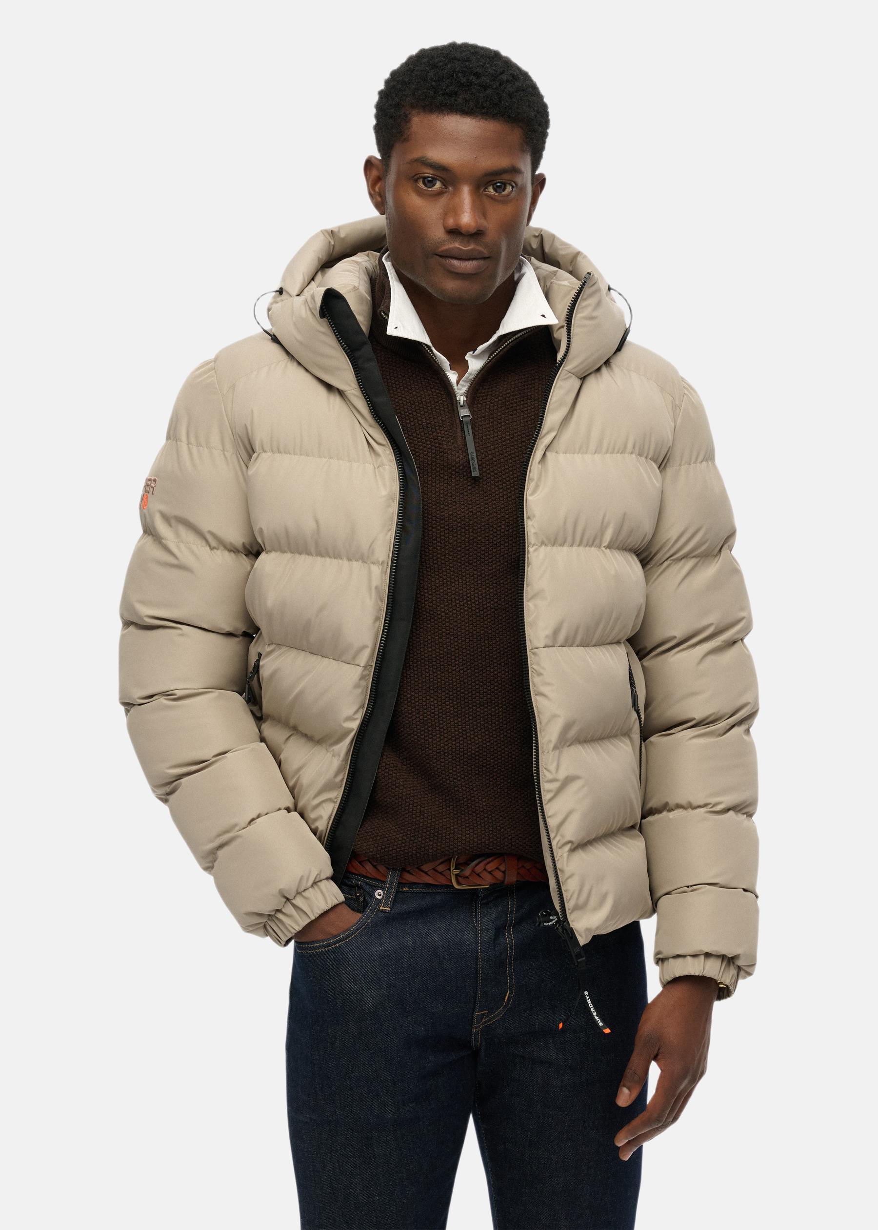 HOODED SPORTS PUFFER JACKET