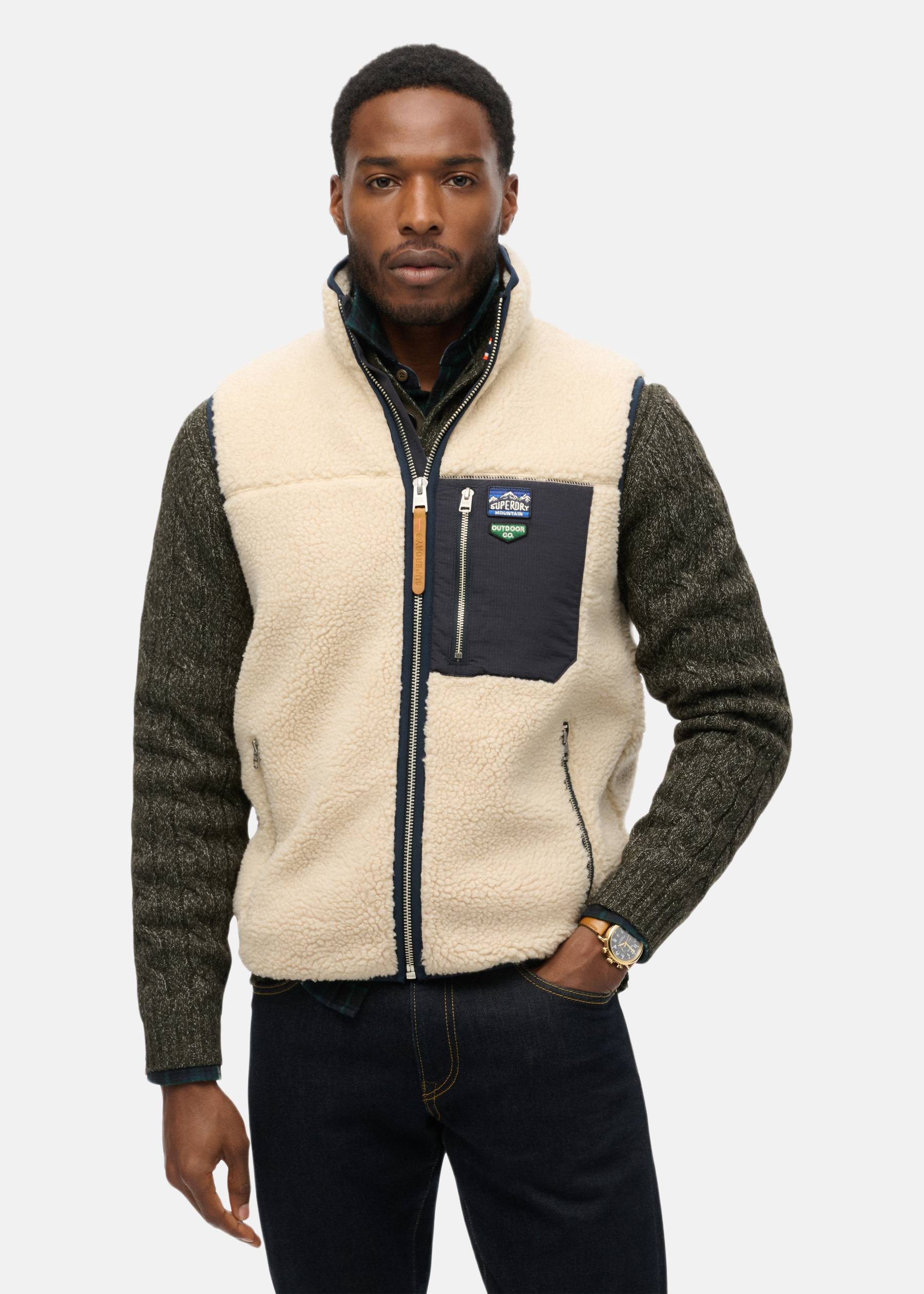 VINTAGE RETRO FLEECE GILET