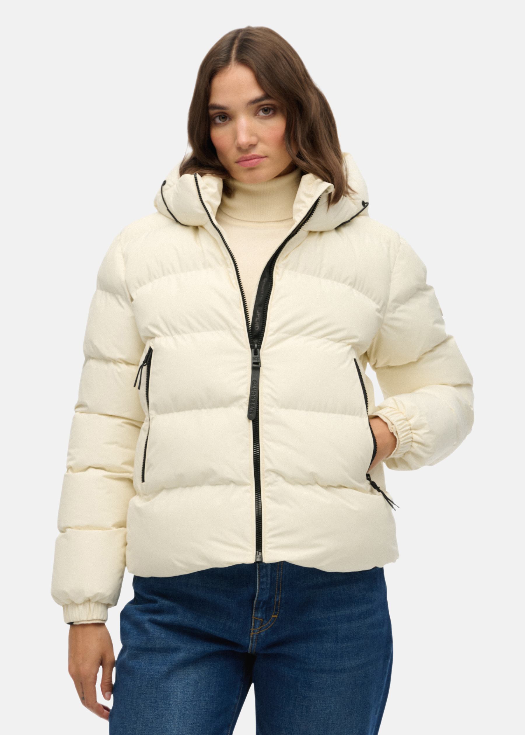 HOODED SPORTS PUFFER JACKET