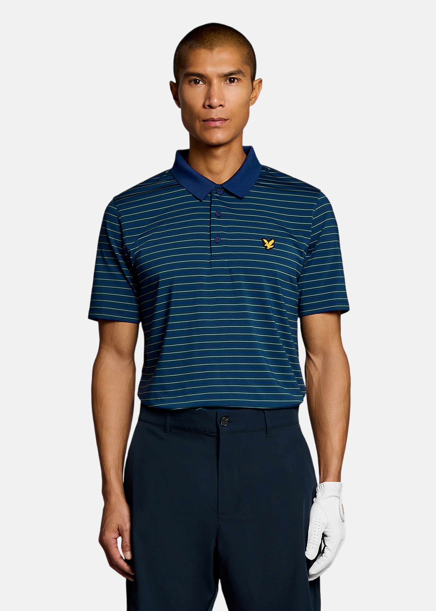 Golf Striped Polo