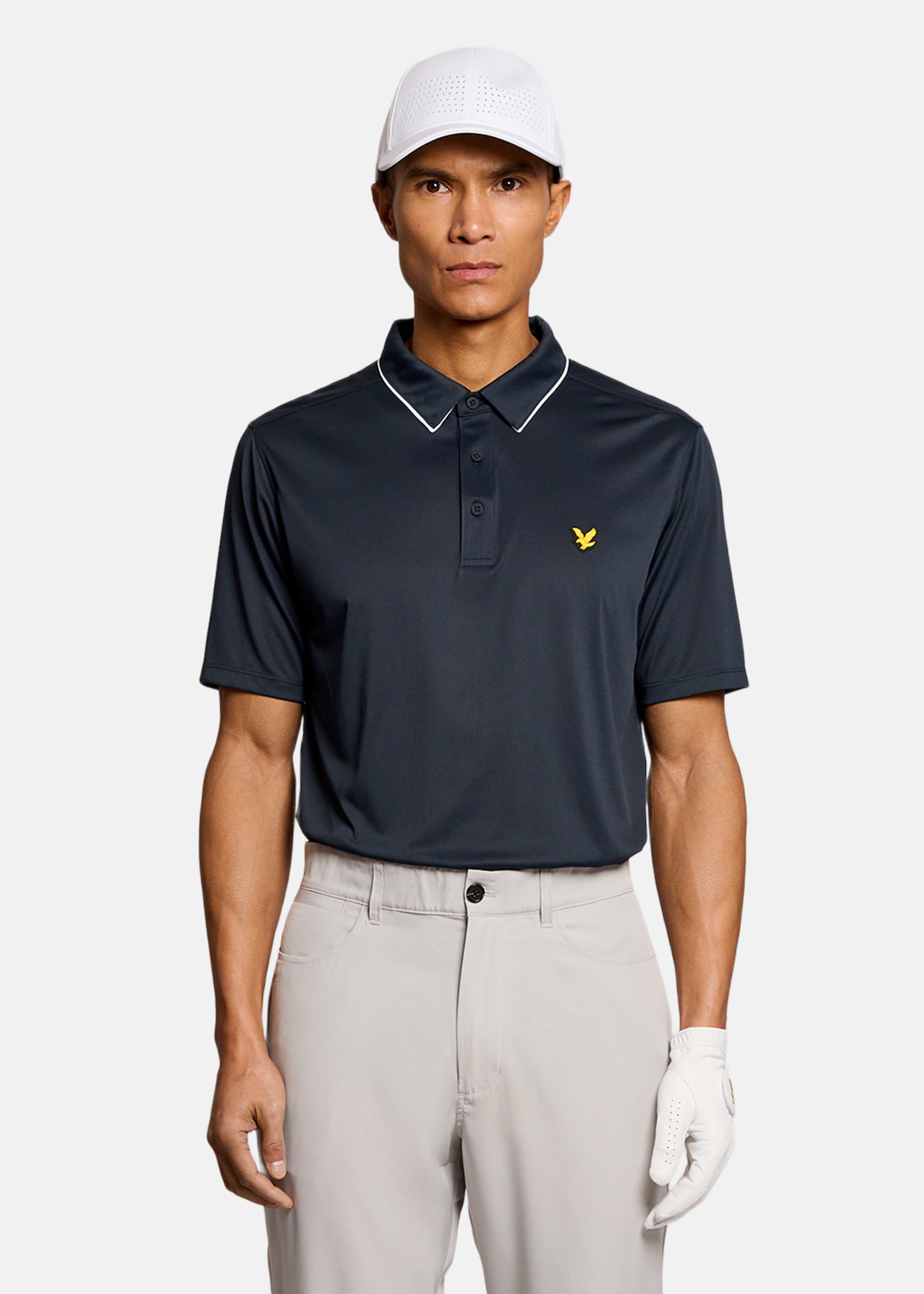 Golf Contrast Collar Polo
