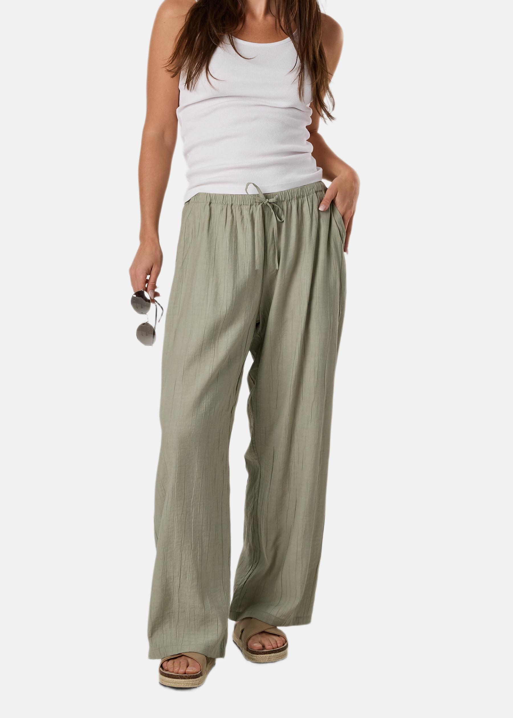 Savannah Crinkle Pants W