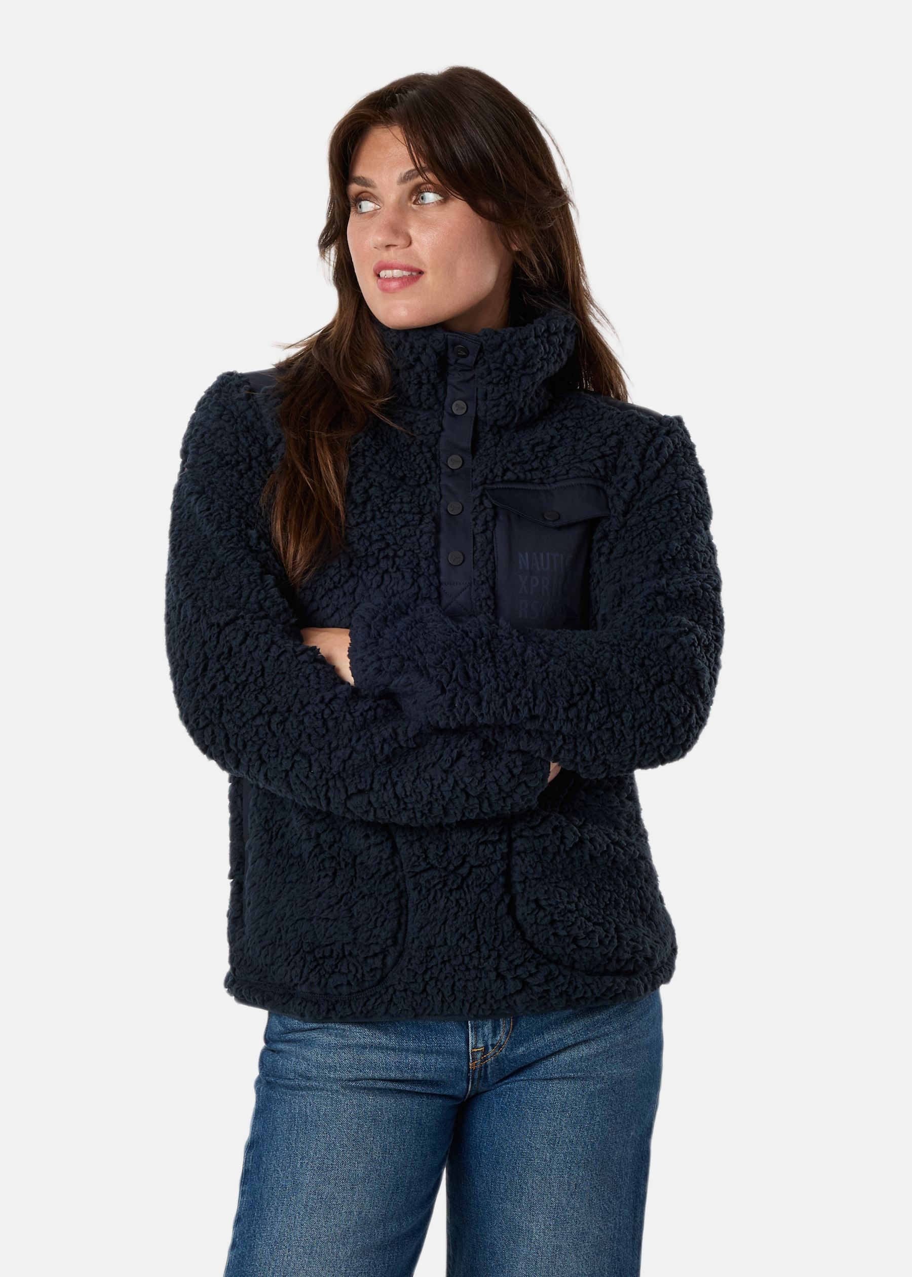 Marstrand Stretch Pile Half Neck W