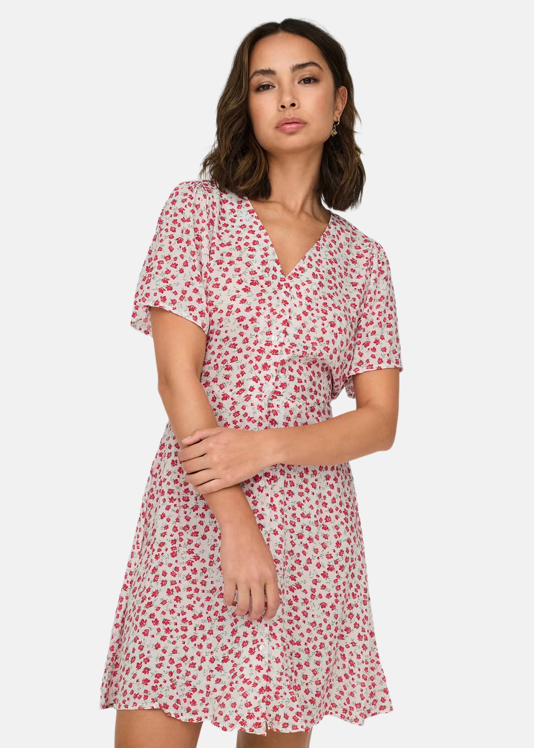 ONLEVIDA S/S SHORT DRESS WVN N