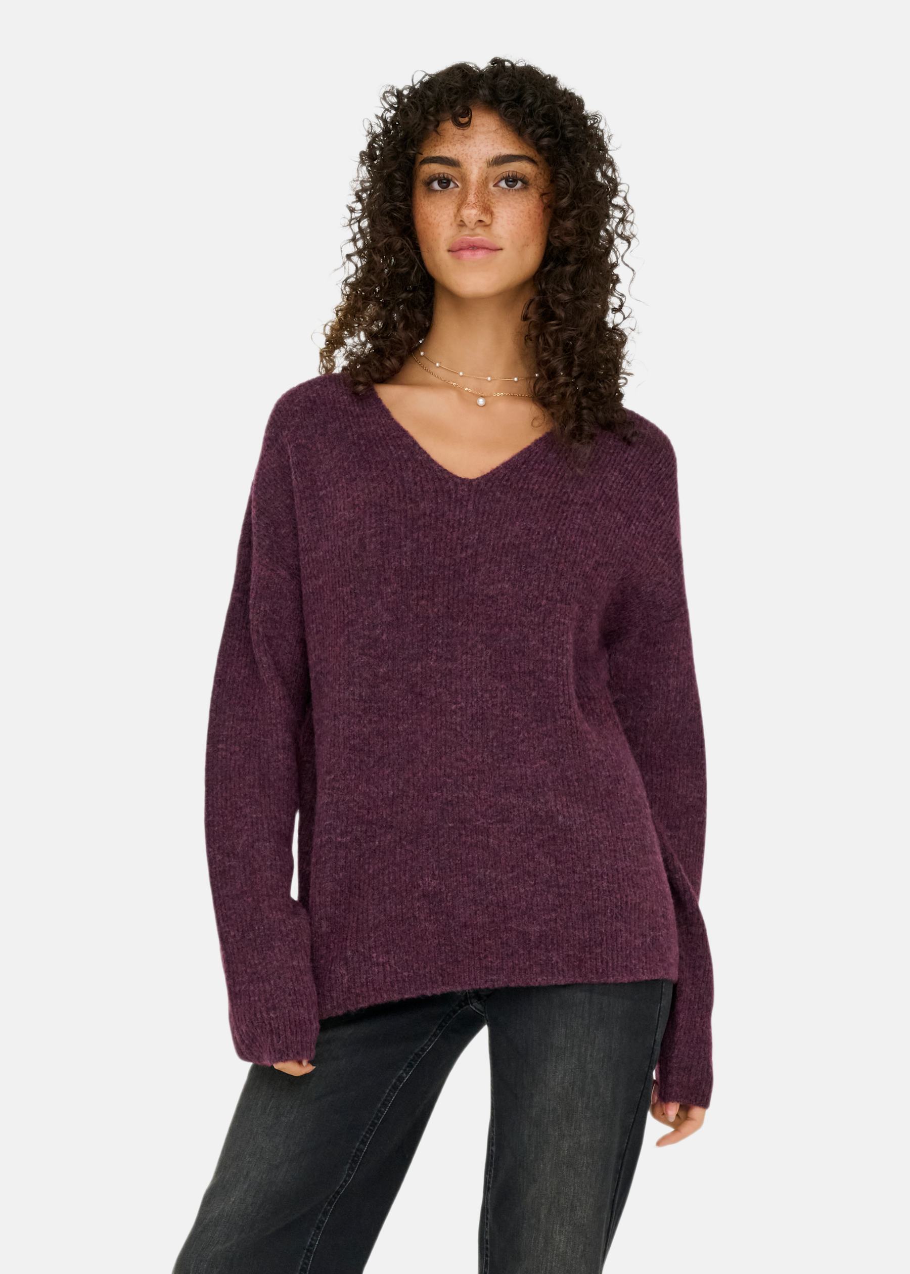 ONLCAMILLA V-NECK L/S PULLOVER
