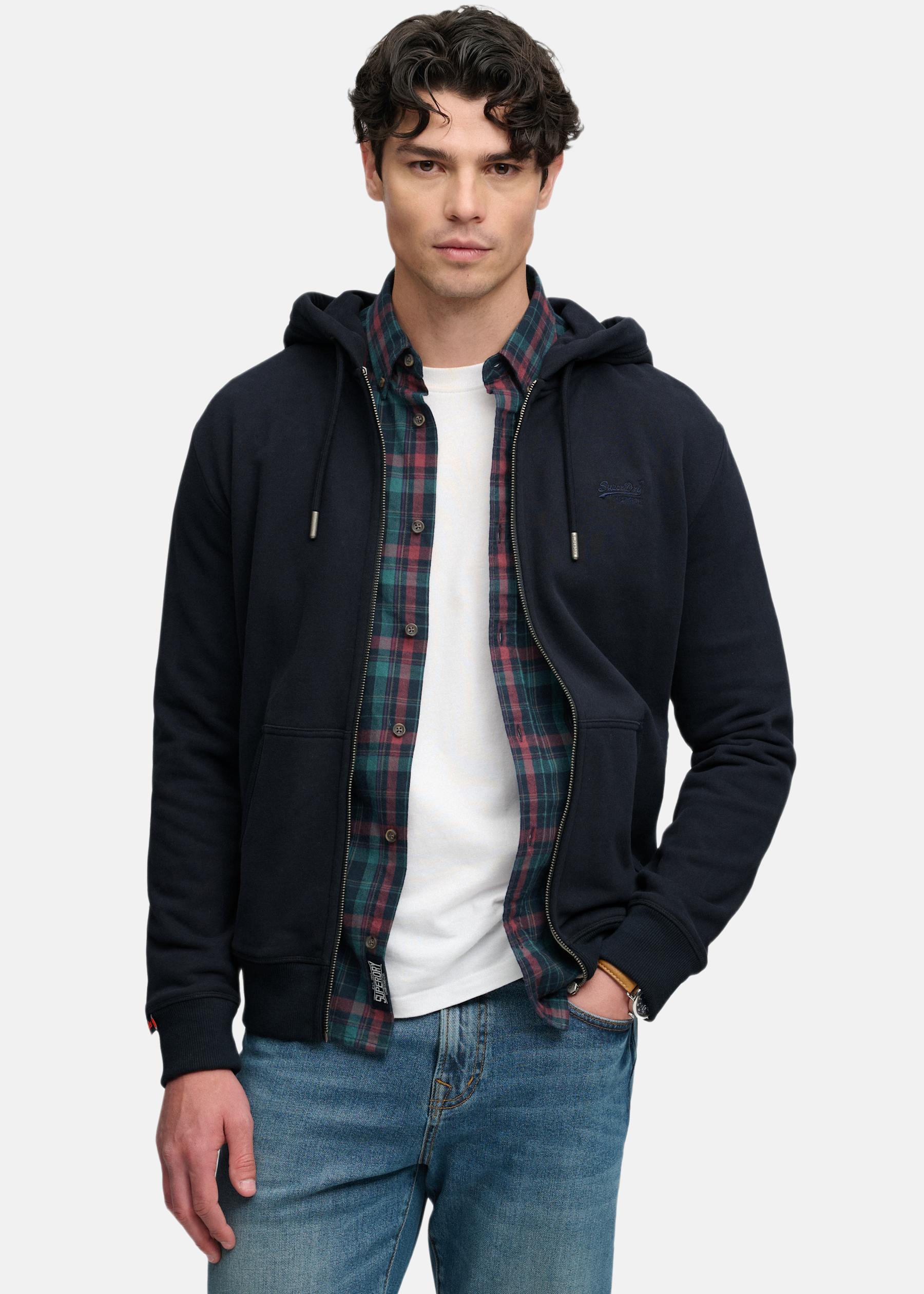 ESSENTIAL LOGO ZIP HOODIE HB