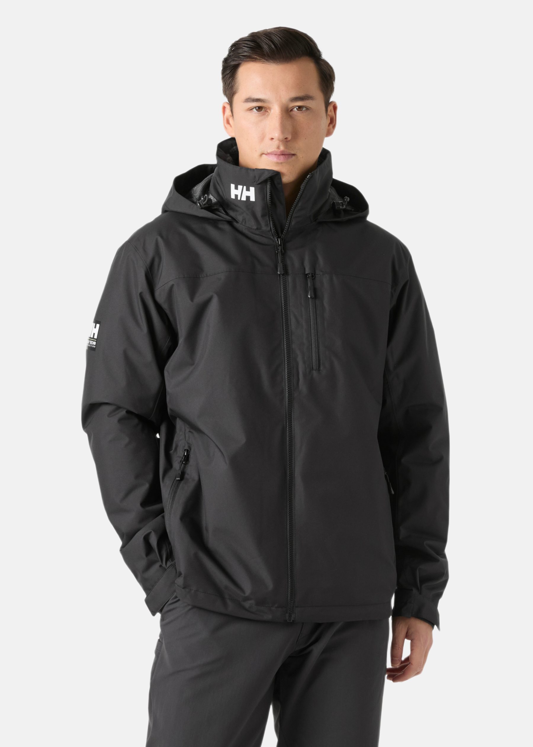 CREW HOODED PILE JACKET