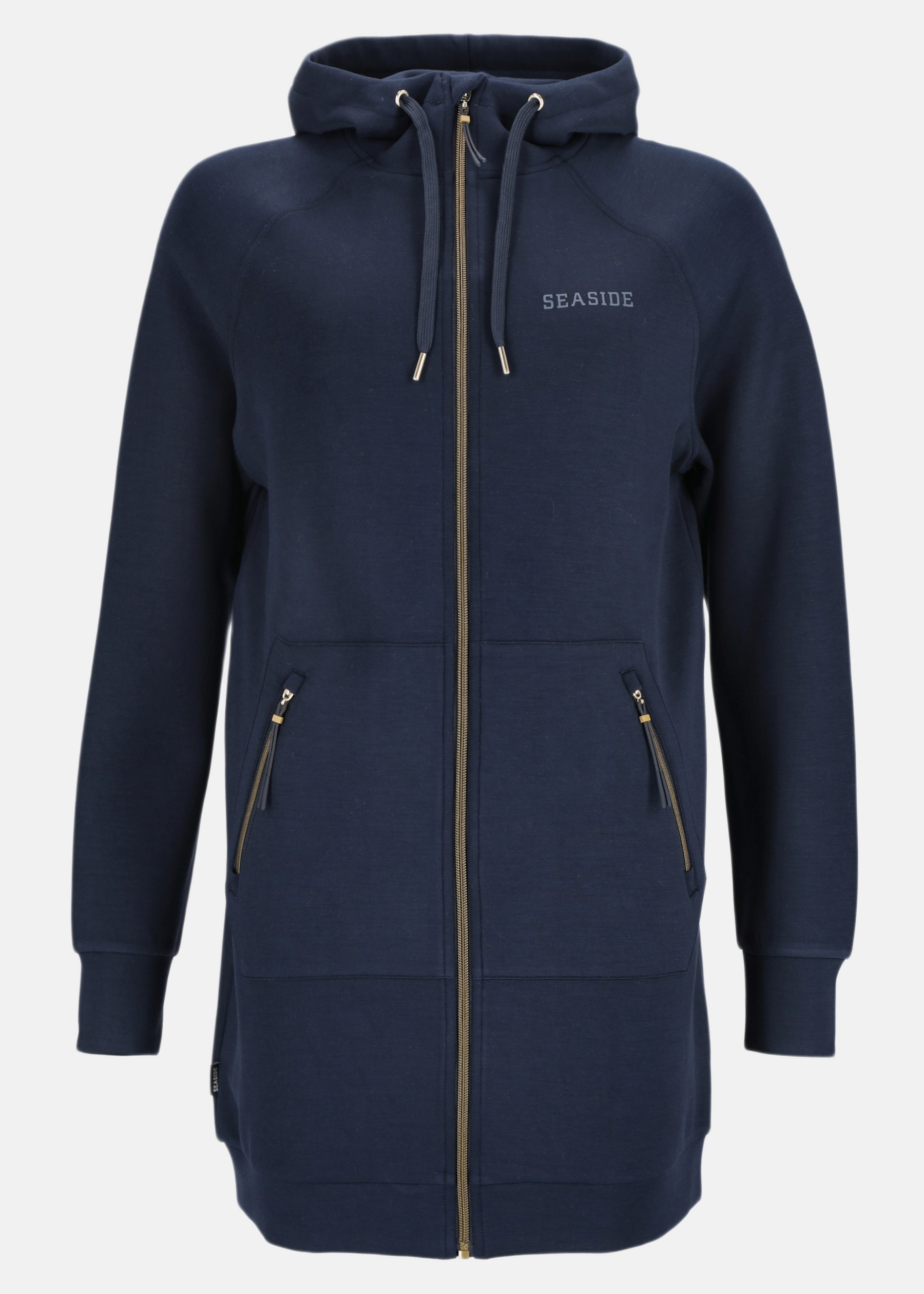 Lounge Relax Zip Hood Long W