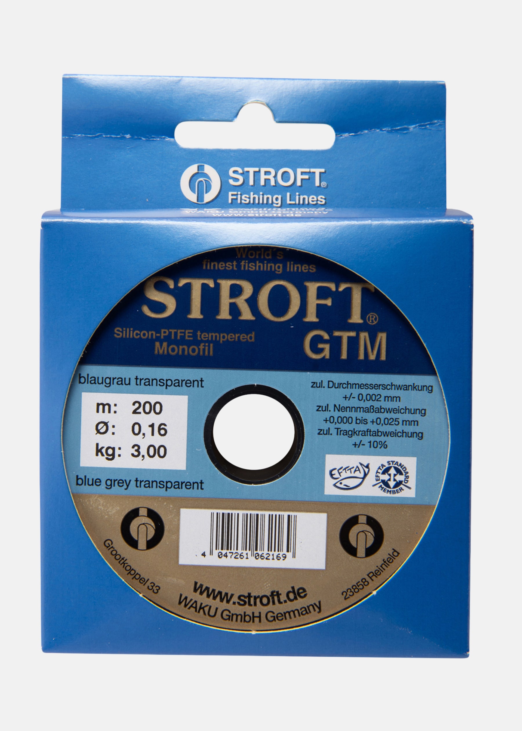 Stroft GTM 0,16 1x200 |  - sv-se - dam - utrustning - fiske - fiskelinor - nylonlinor | Padelspecialisterna