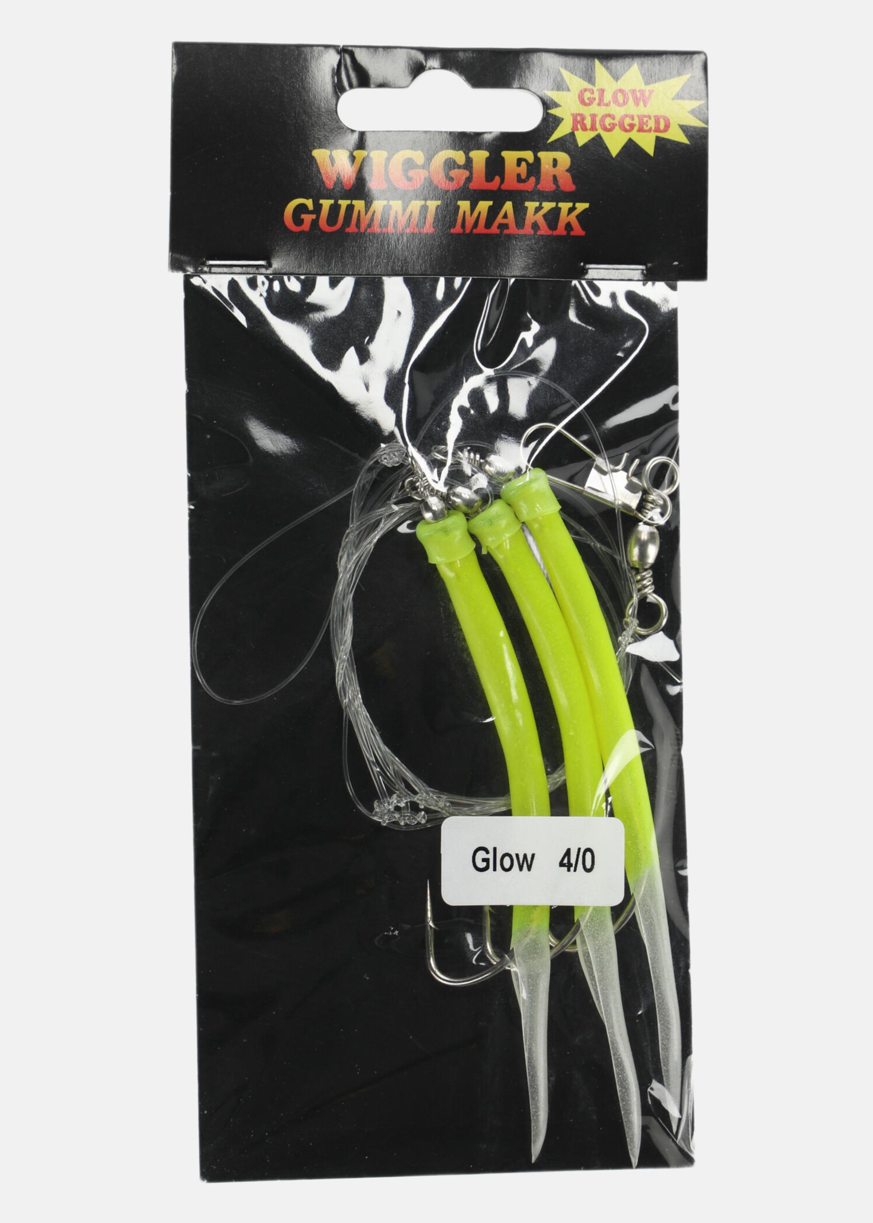 Gummi Makk Gul/Lys Rigged #4/0 |  - sv-se - dam - utrustning - fiske - fiskedrag-tafsar - havsfiskbeten | Padelspecialisterna