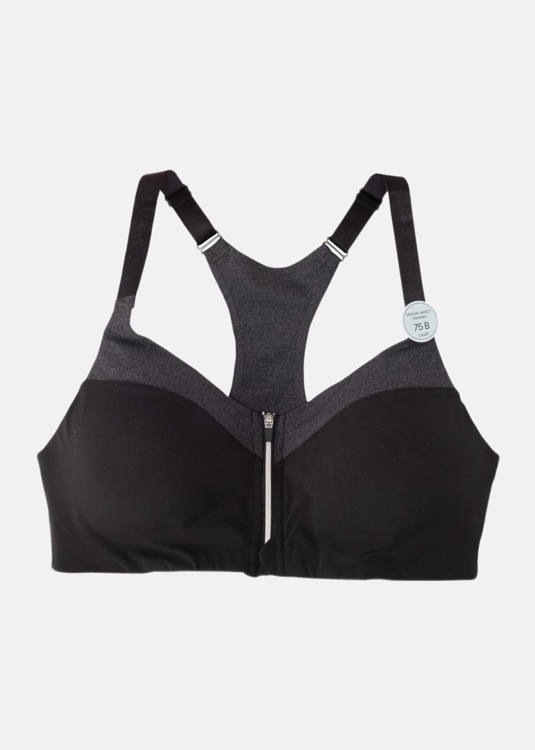 Front Zip Sports Bra