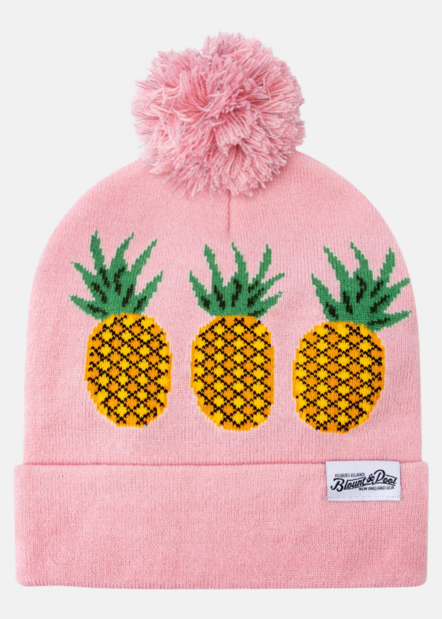 Knitted Hat Reflective Pom Pom