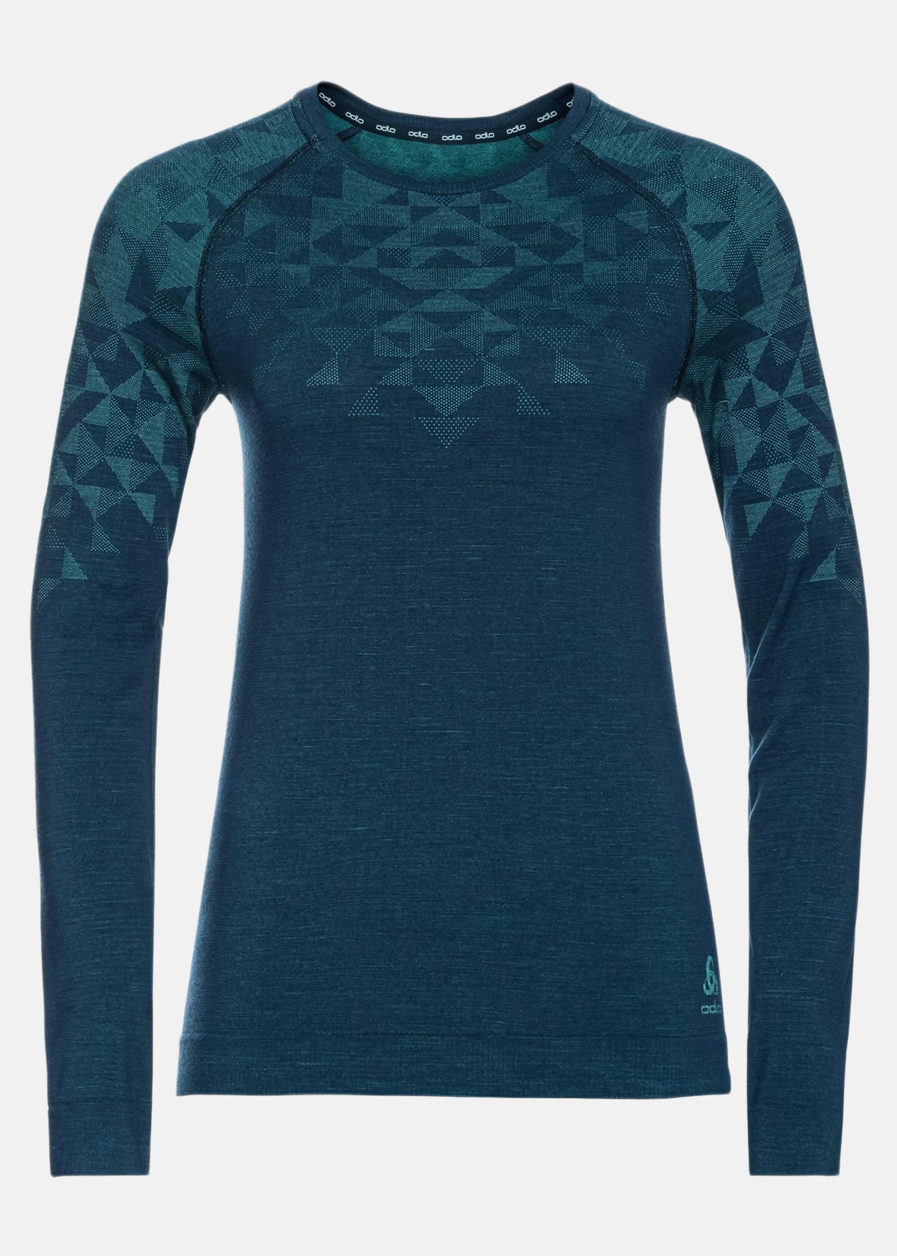 ODLO W Crew neck l/s KINSHIP P