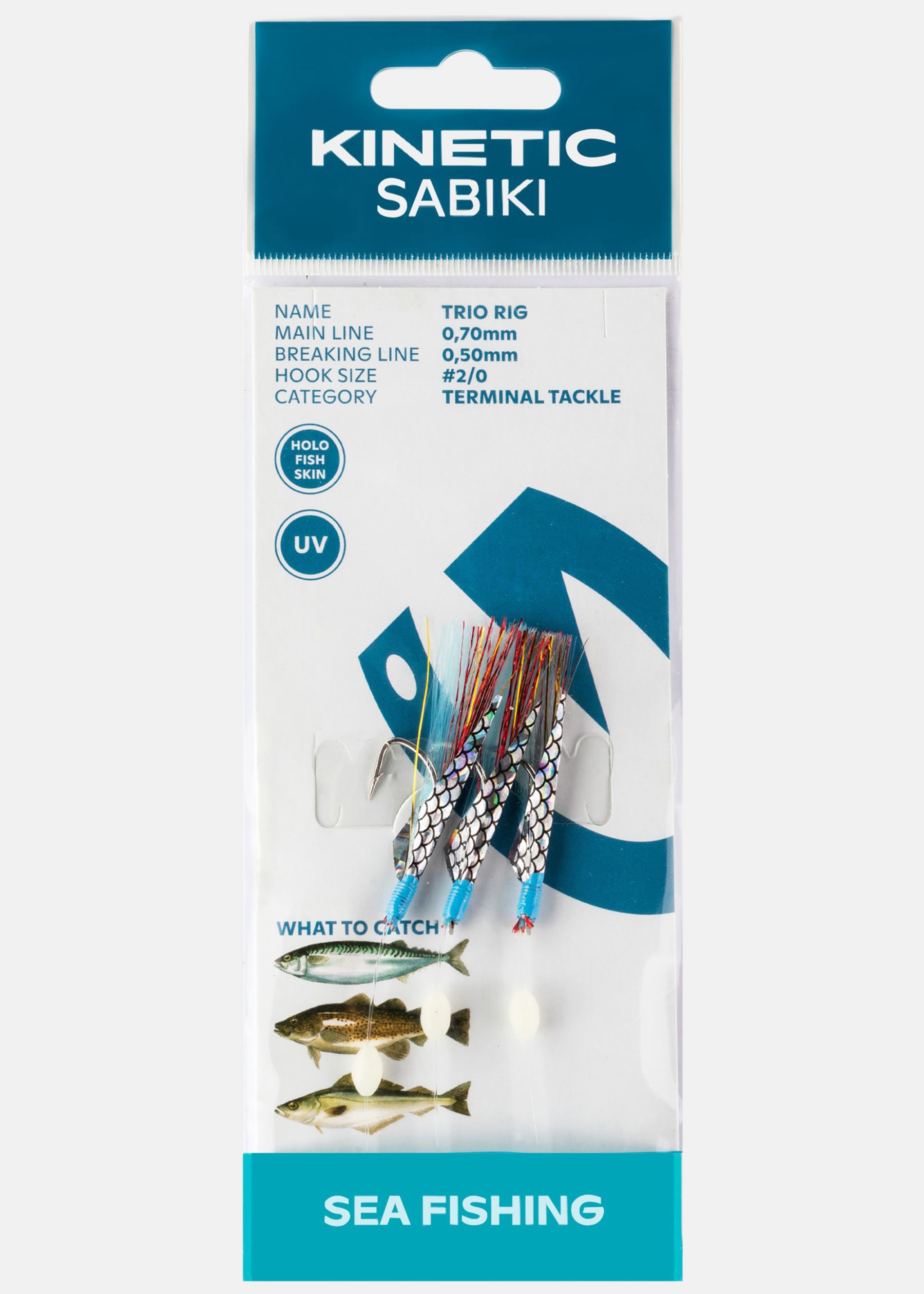 Kinetic Sabiki Trio |  - sv-se - dam - utrustning - fiske - krokar-och-tillbehor - krokar | Padelspecialisterna