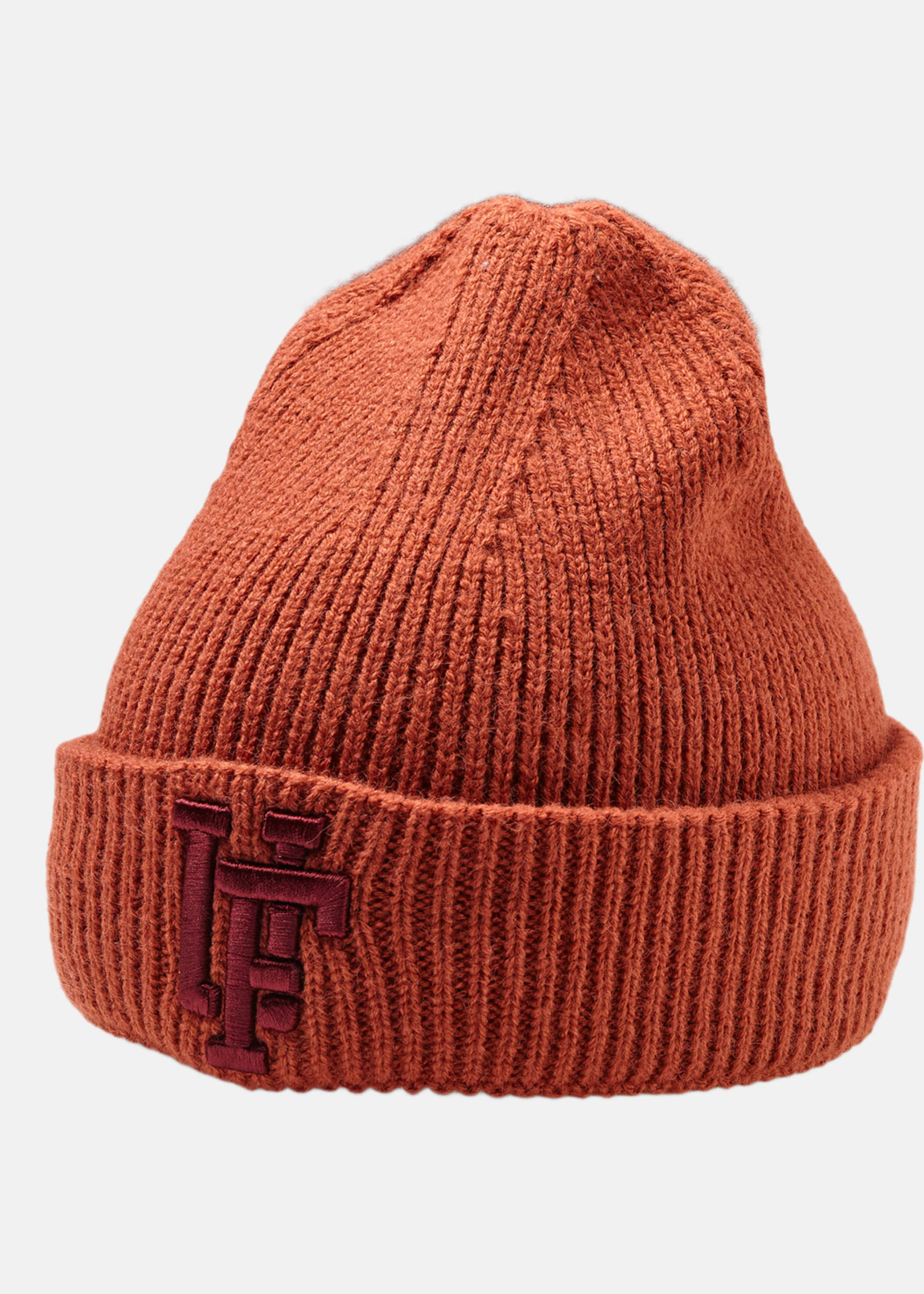 SPINBACK RIB KNITTED BEANIE