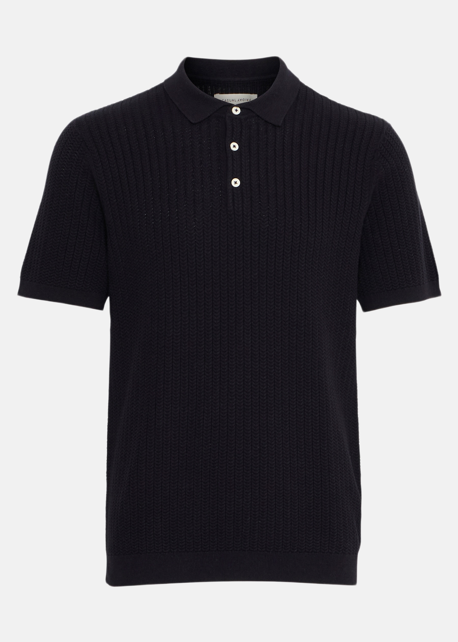 CFKARL structured knit polo