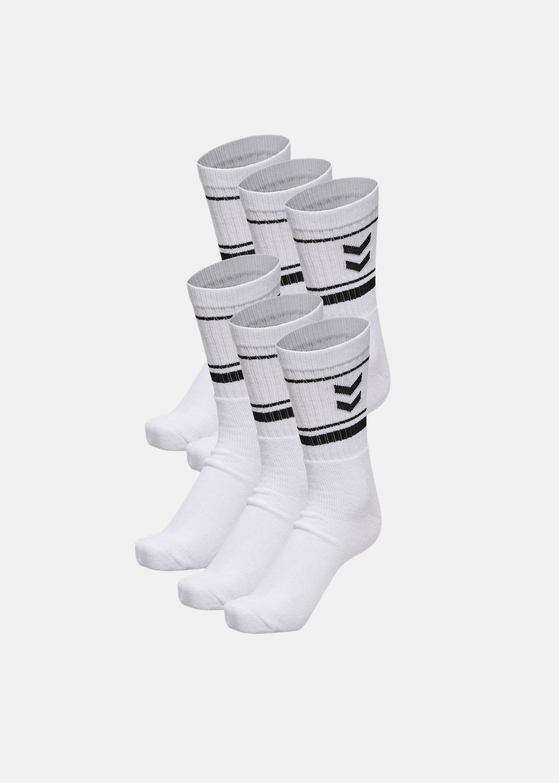 hmlFUNDAMENTAL STRIPE SOCK 6-P |  - sv-se - dam - klader - underklader - strumpor - vardagsstrumpor | Padelspecialisterna
