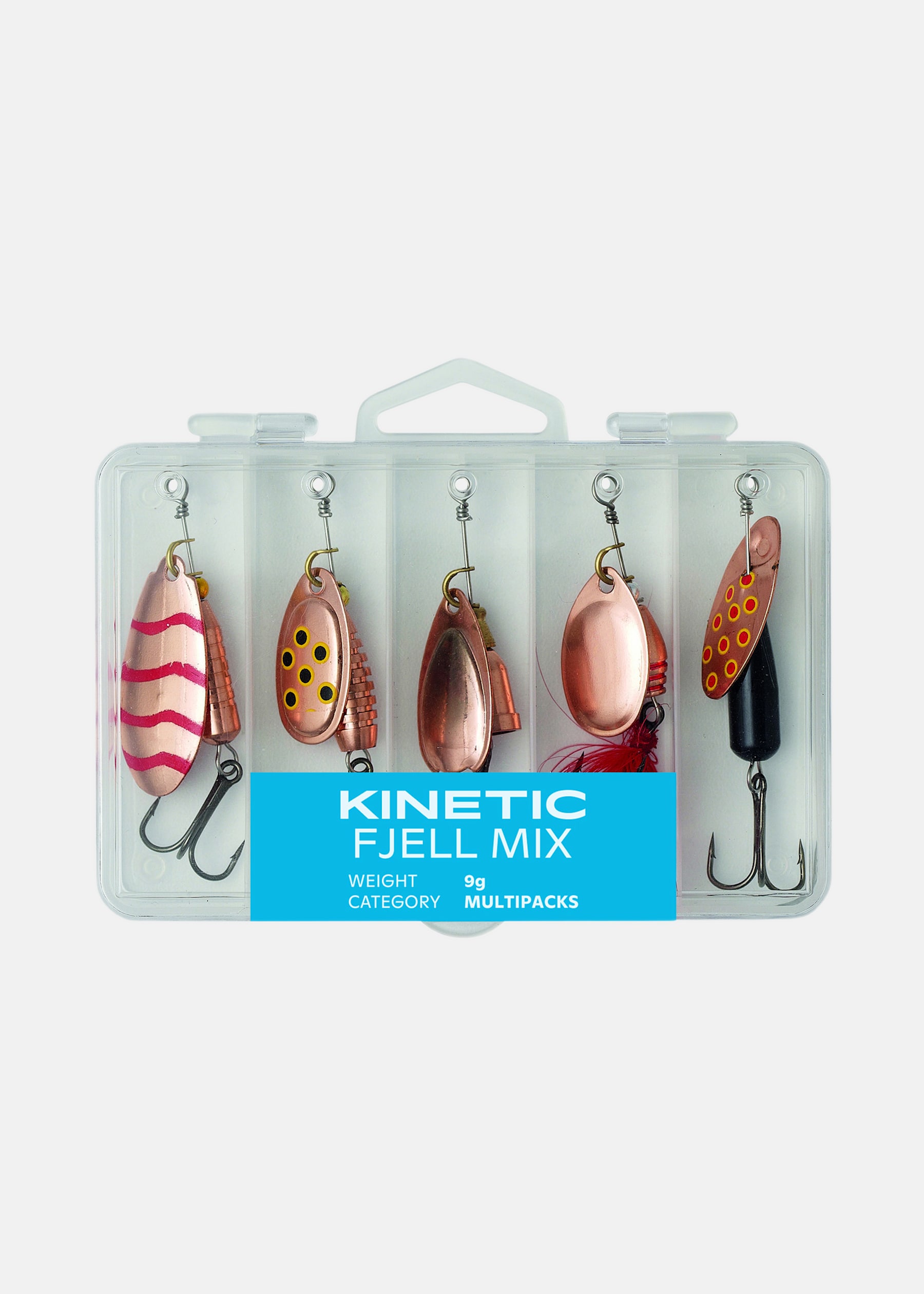 KINETIC FJELL MIX 5PCS |  - sv-se - dam - utrustning - fiske - fiskedrag-tafsar - betespaket | Padelspecialisterna