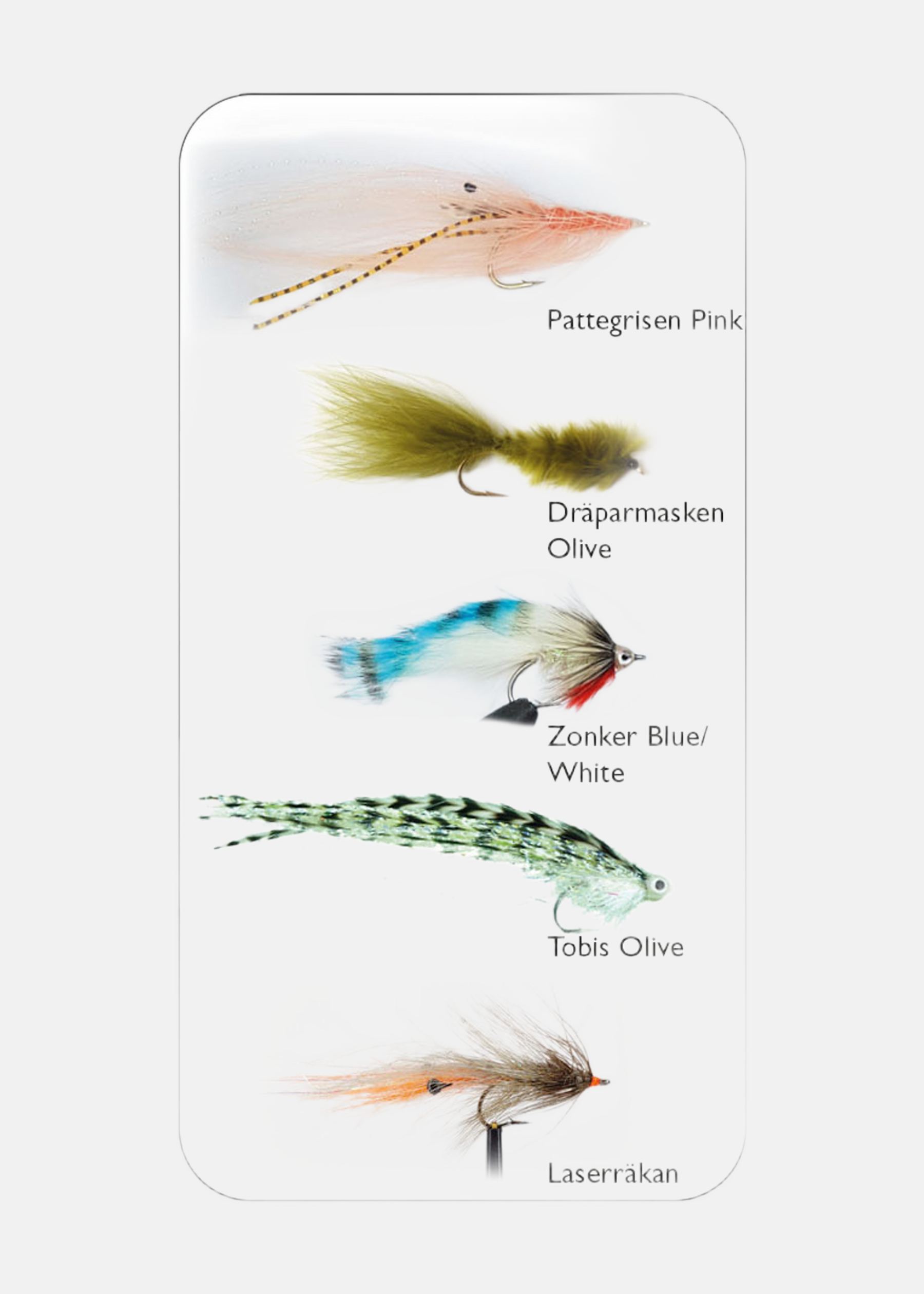 Flugkollektion Havsöring Mix 1 |  - sv-se - dam - utrustning - fiske - fiskedrag-tafsar - flugor-spinnflugor | Padelspecialisterna