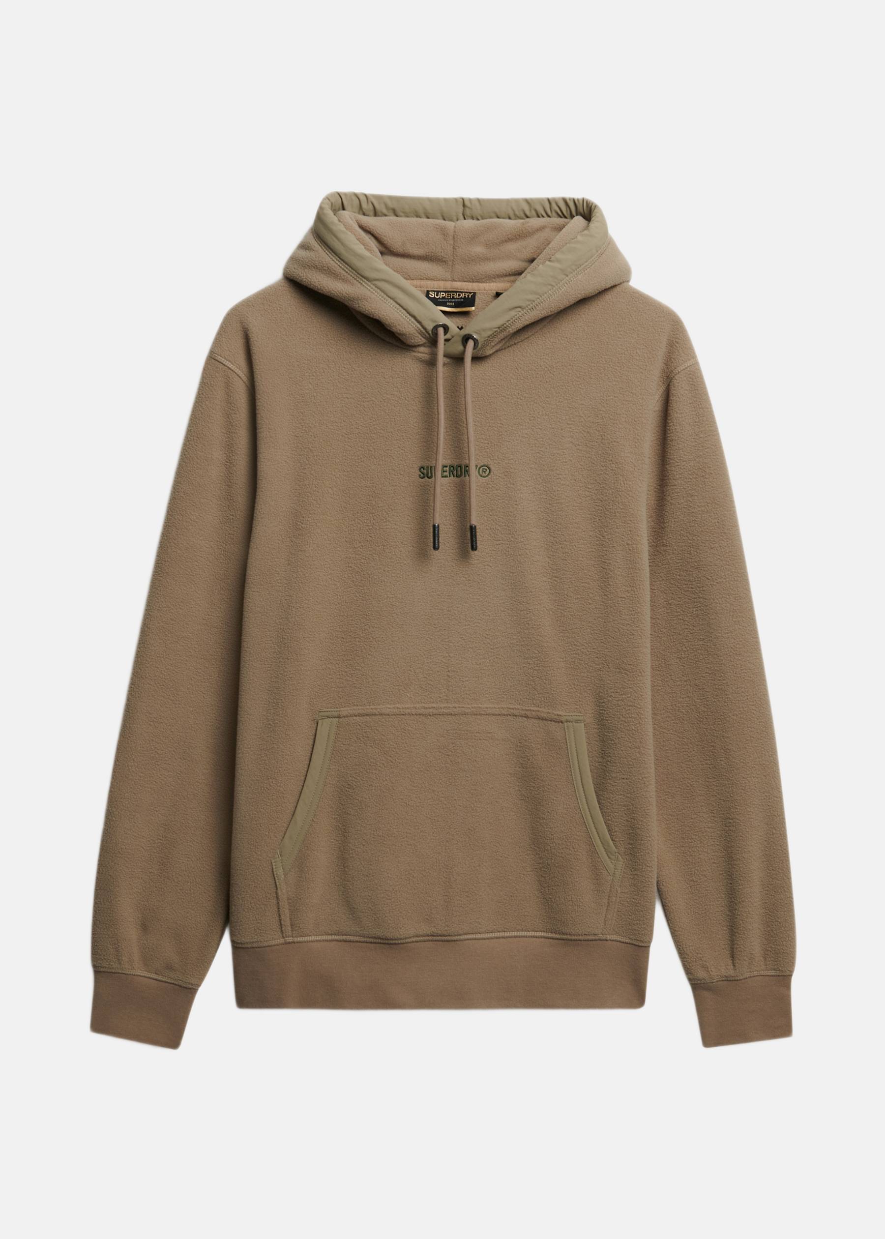 MICRO LOGO FLEECE HOOD
