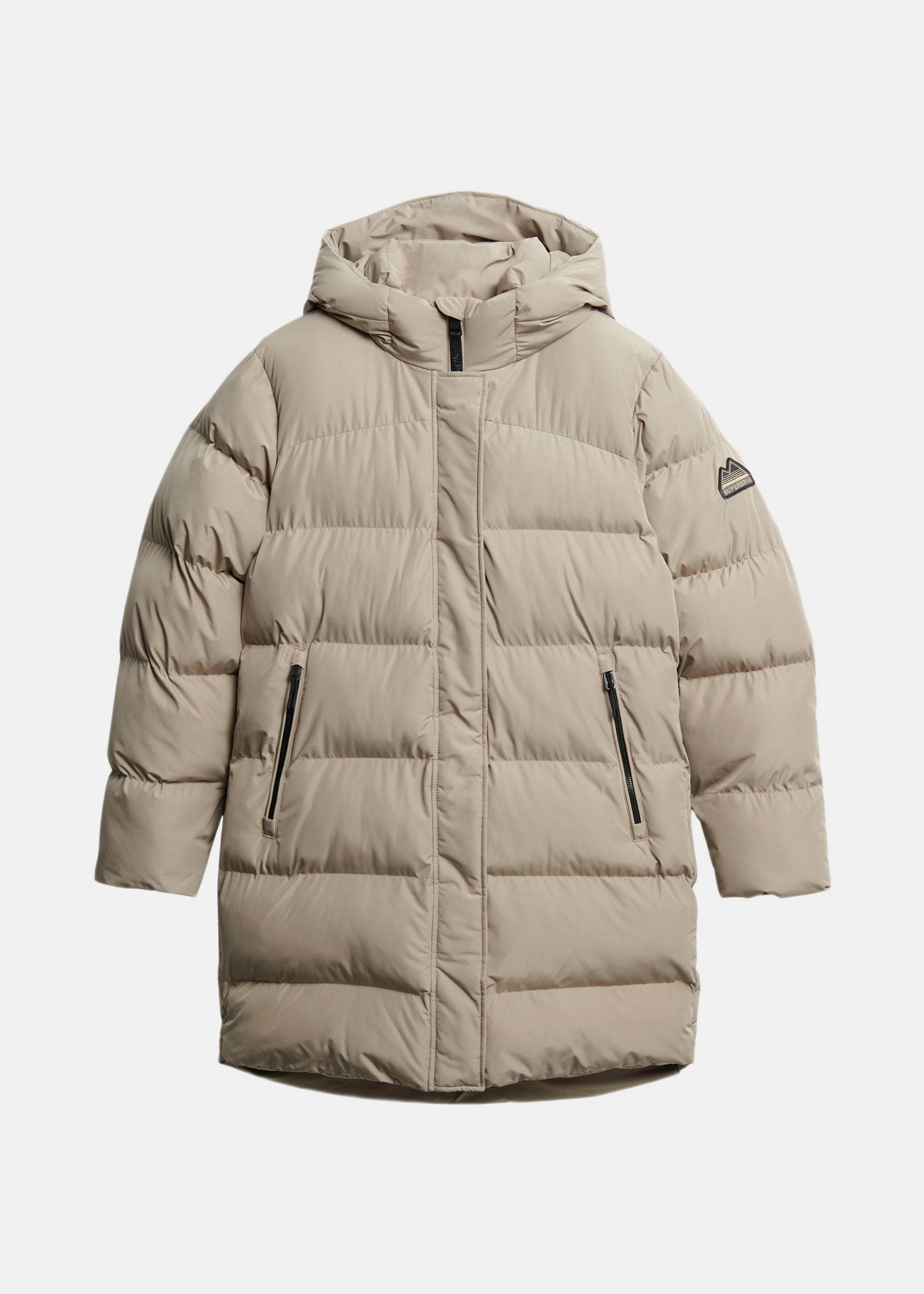 HOODED SPORTS PUFFER MID JKT