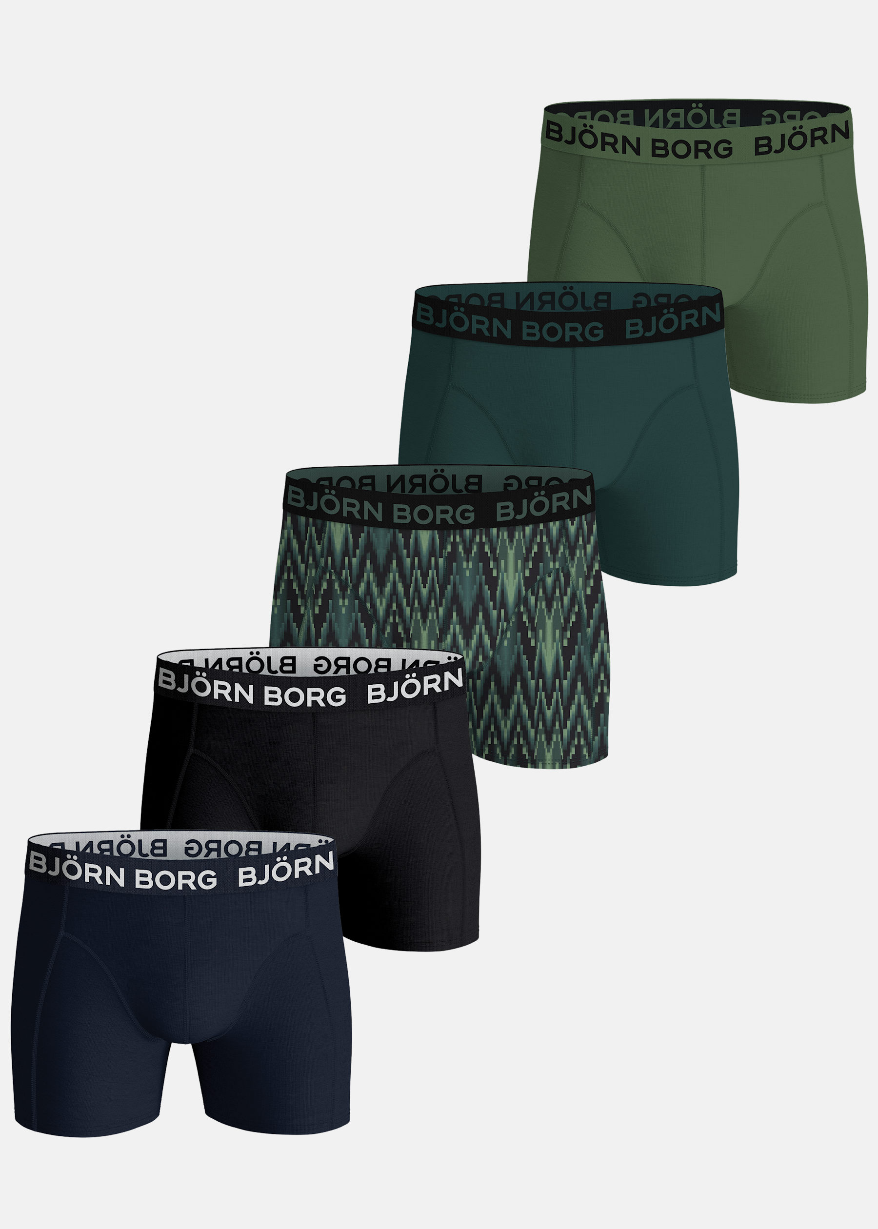 COTTON STRETCH BOXER 5p