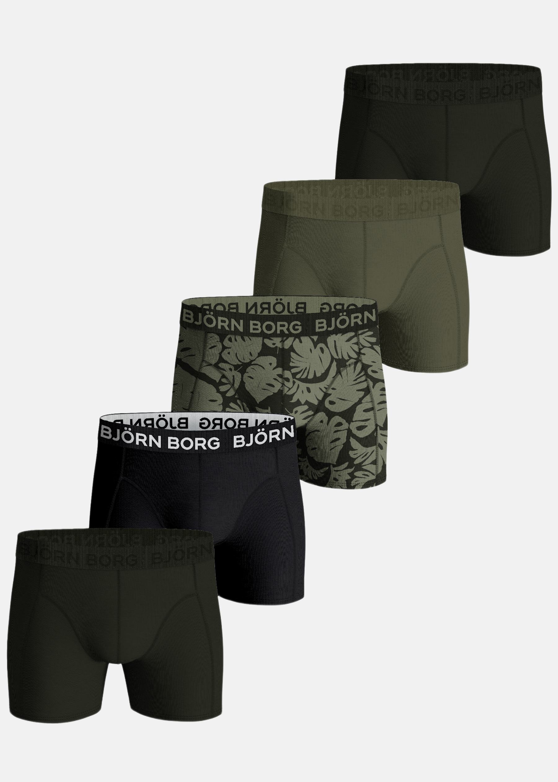 Produktfoto för Björn Borg Cotton Stretch Boxers 5-pack Multi, XXL