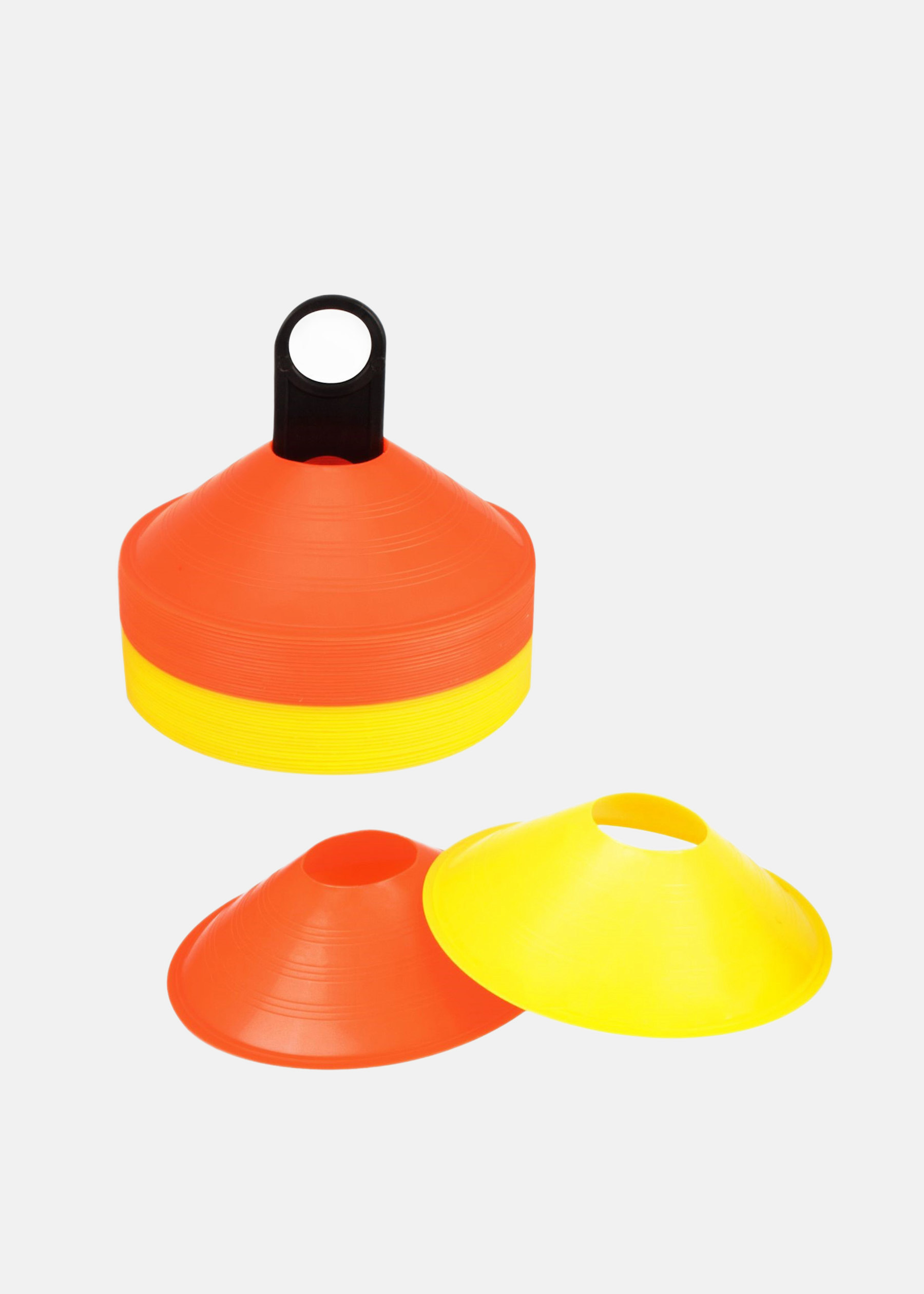 Koner 10-p med stativ, Orange/