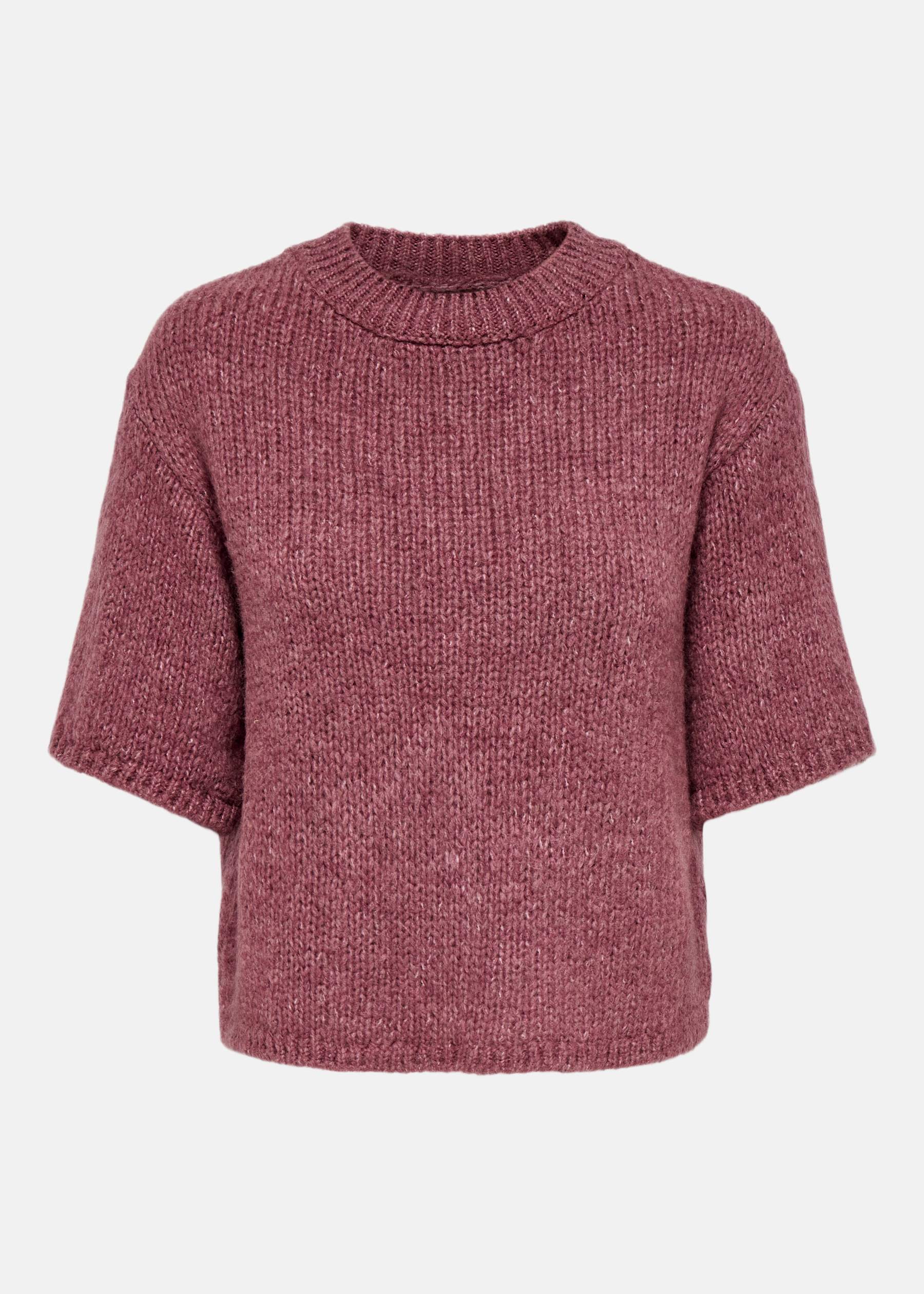 JDYLINEA S/S PULL O-NECK KNT N