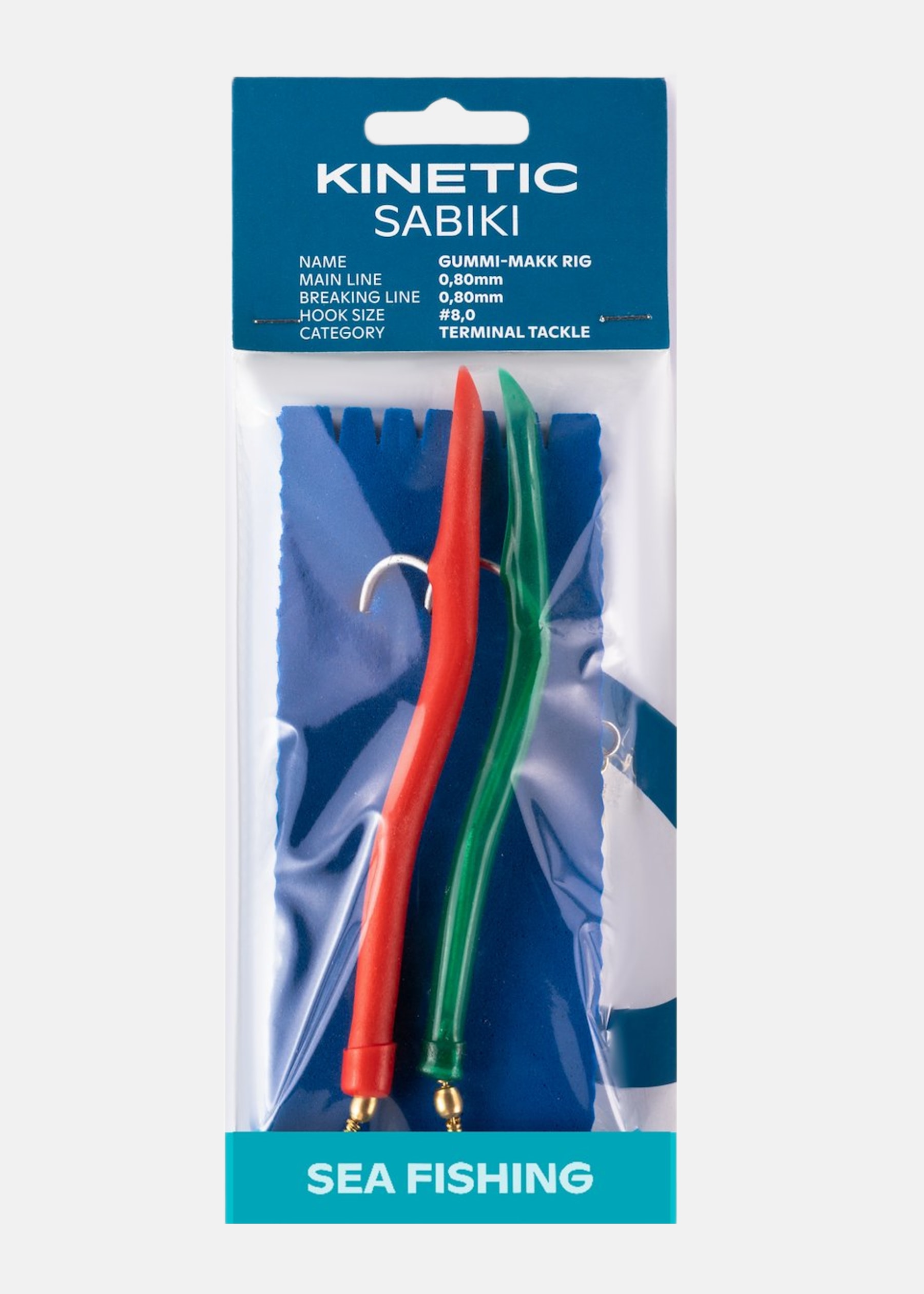 KINETIC SABIKI GUMMI-MAKK #8/0 |  - sv-se - dam - utrustning - fiske - fiskedrag-tafsar - havsfiskbeten | Padelspecialisterna